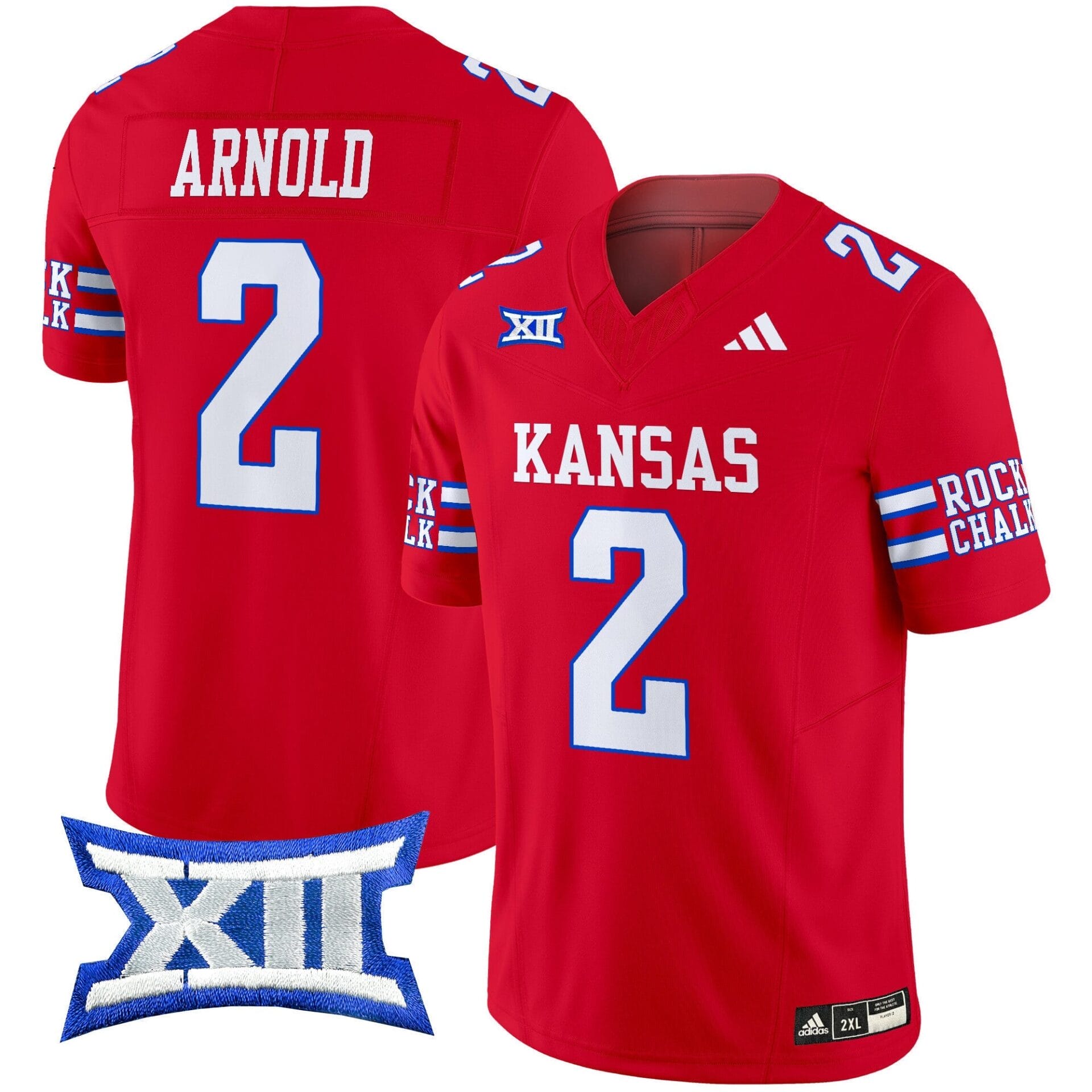 Kansas Jayhawks 2024 Vapor Limited Jersey - All Stitched - Image 4