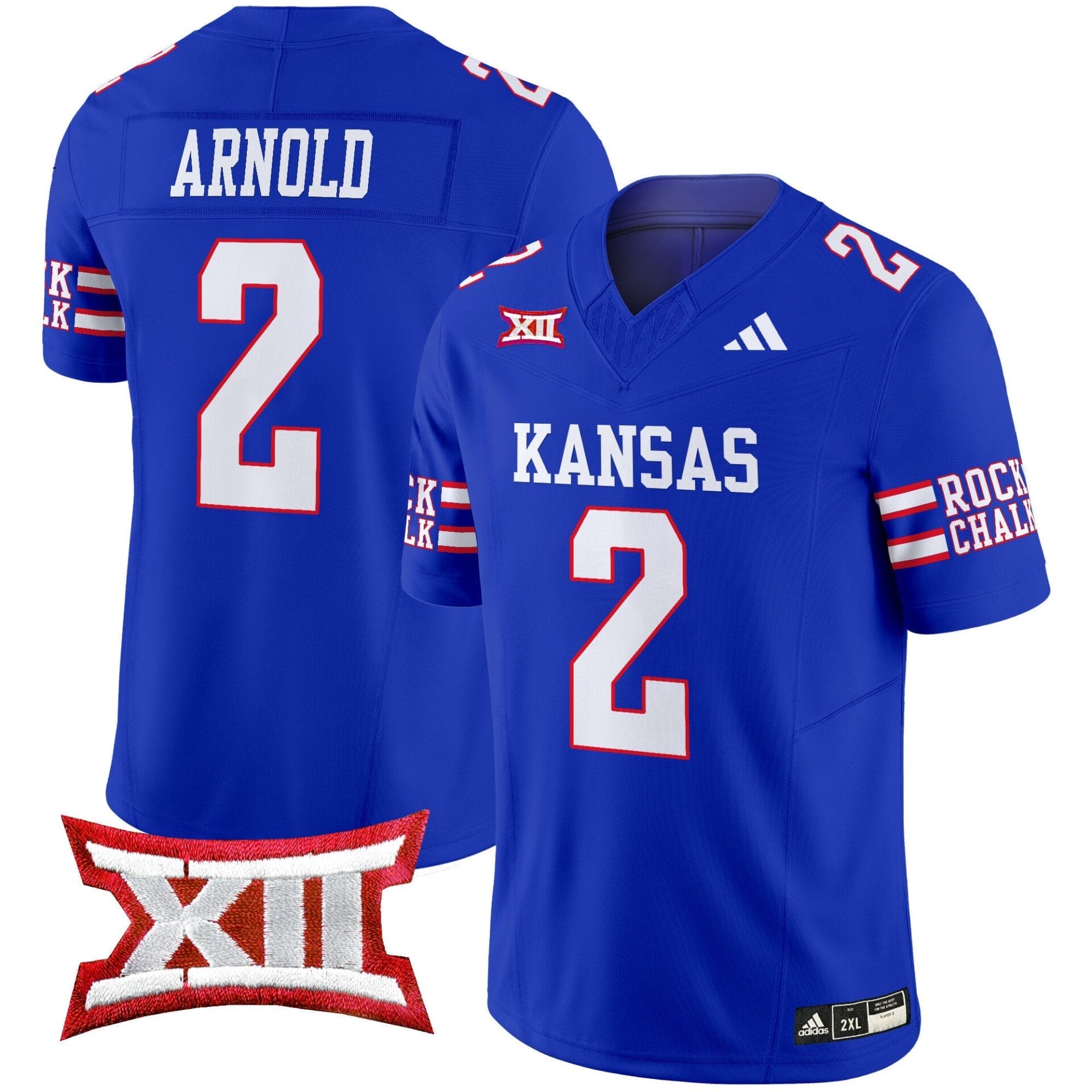 Kansas Jayhawks 2024 Vapor Limited Jersey - All Stitched - Image 10