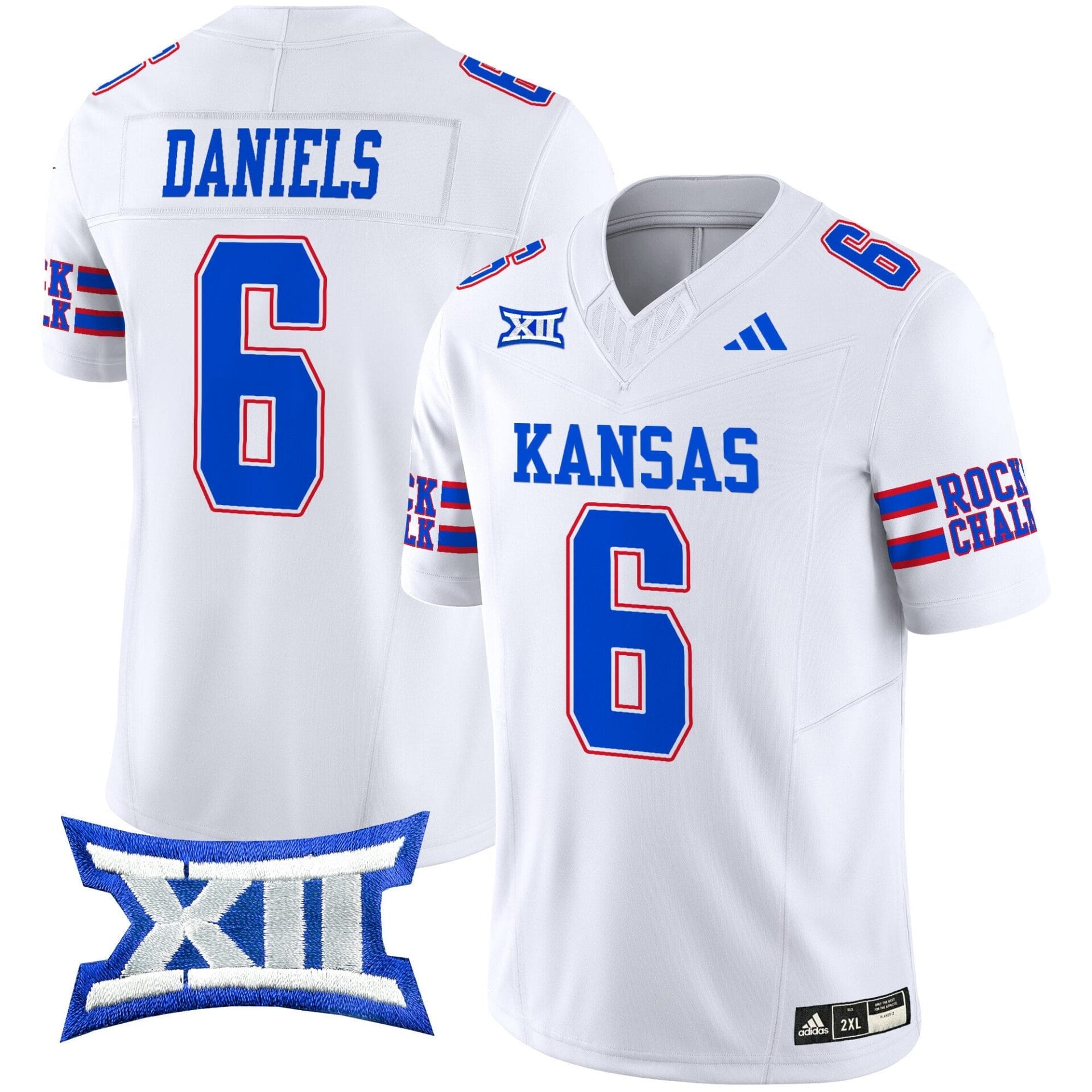 Kansas Jayhawks 2024 Vapor Limited Jersey - All Stitched - Image 13
