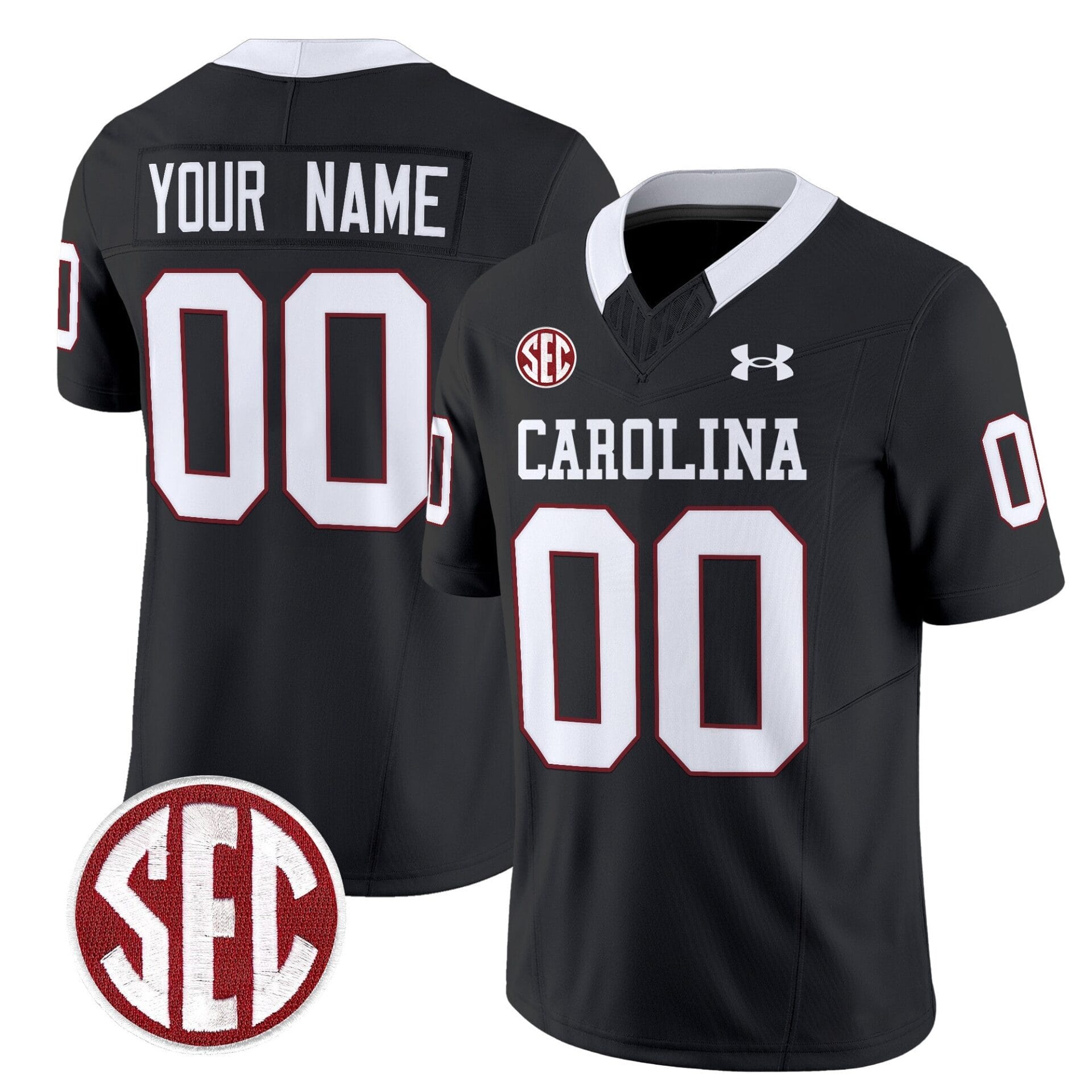 South Carolina Gamecocks 1980 Throwback Vapor Limited Custom Jersey - All Stitched - Image 2