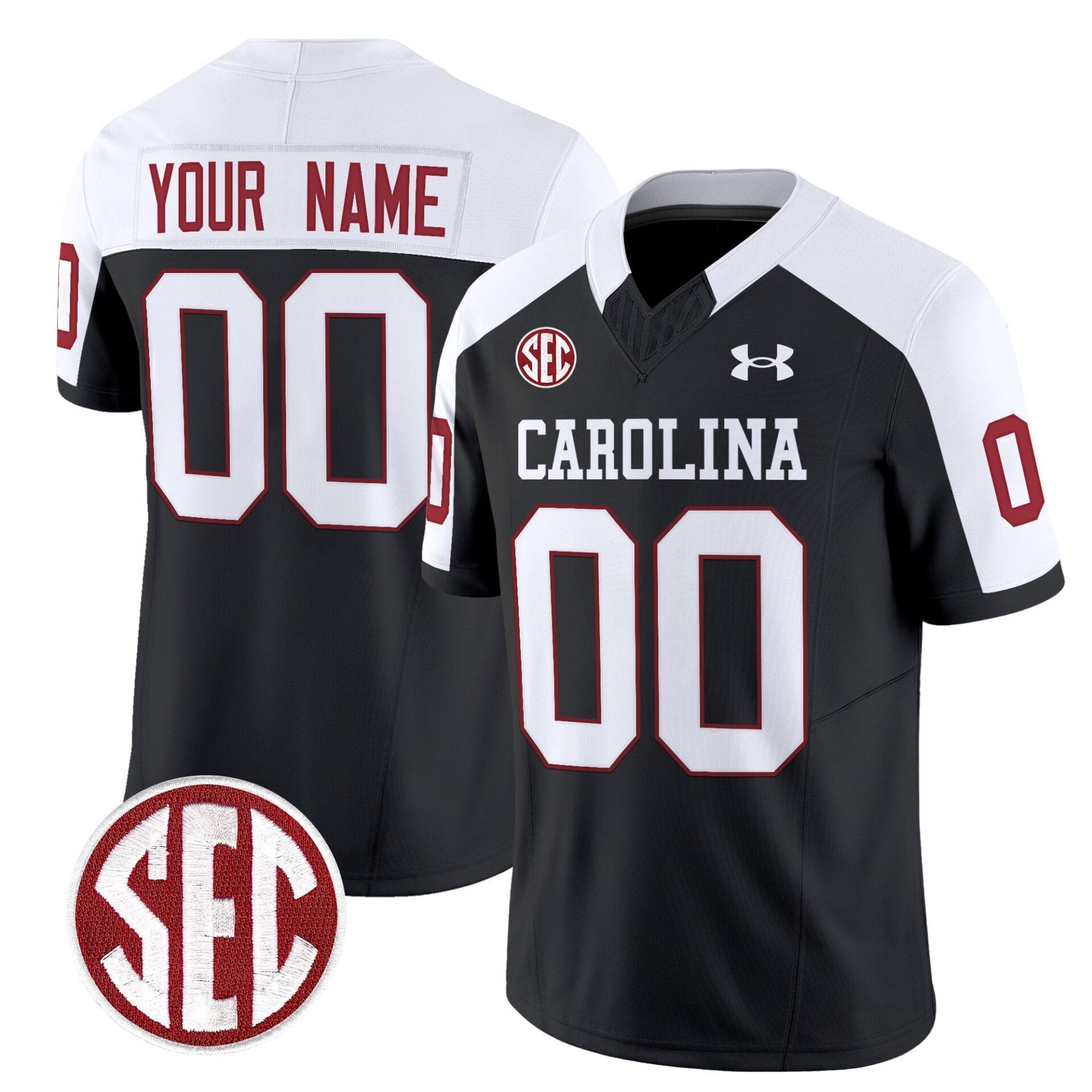South Carolina Gamecocks 1980 Throwback Vapor Limited Custom Jersey - All Stitched - Image 5
