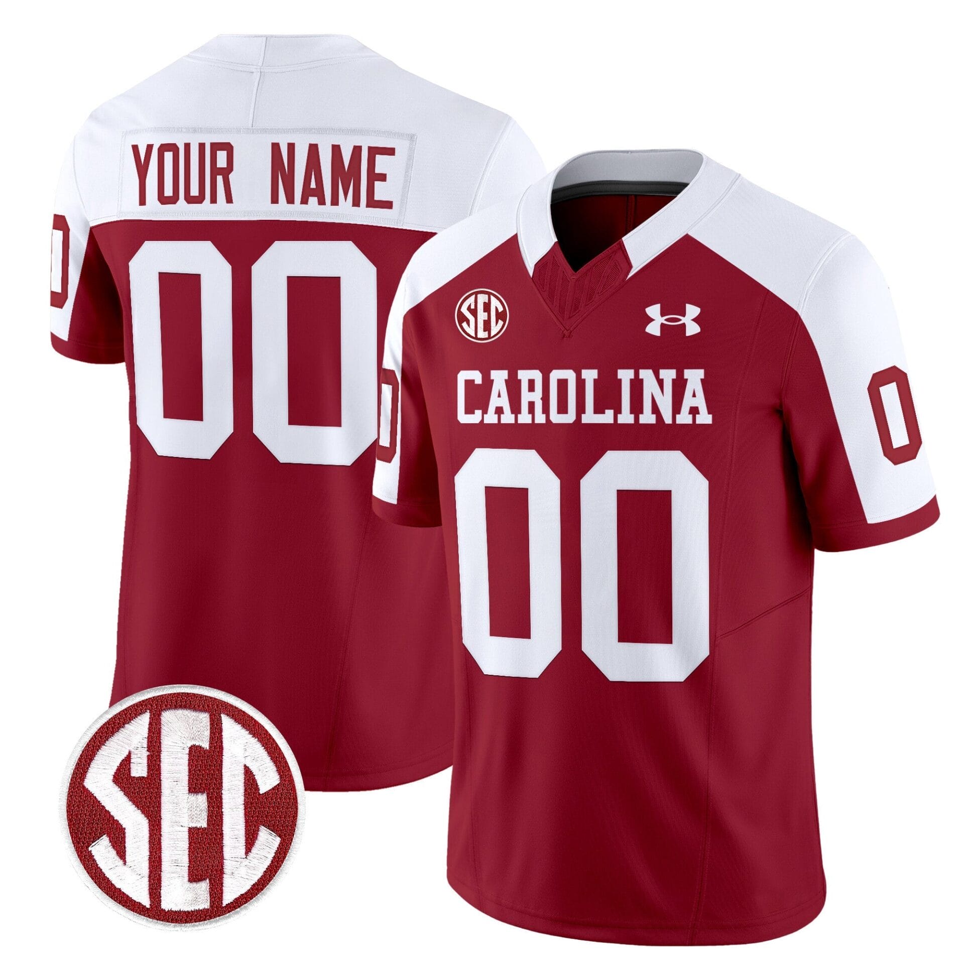 South Carolina Gamecocks 1980 Throwback Vapor Limited Custom Jersey - All Stitched - Image 4