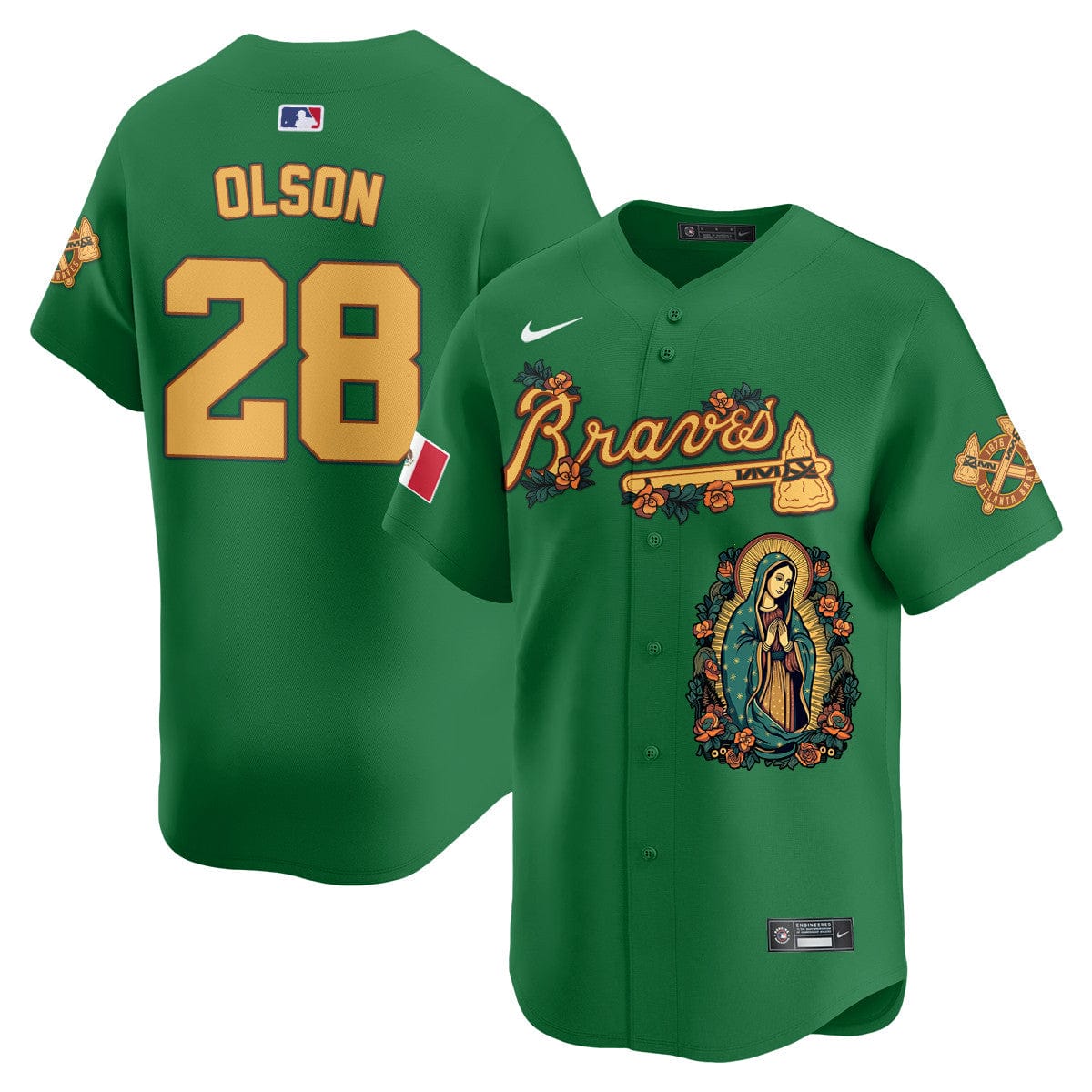 Braves Mexico Guadalupe Vapor Premier Limited Jersey - Printed - Image 32
