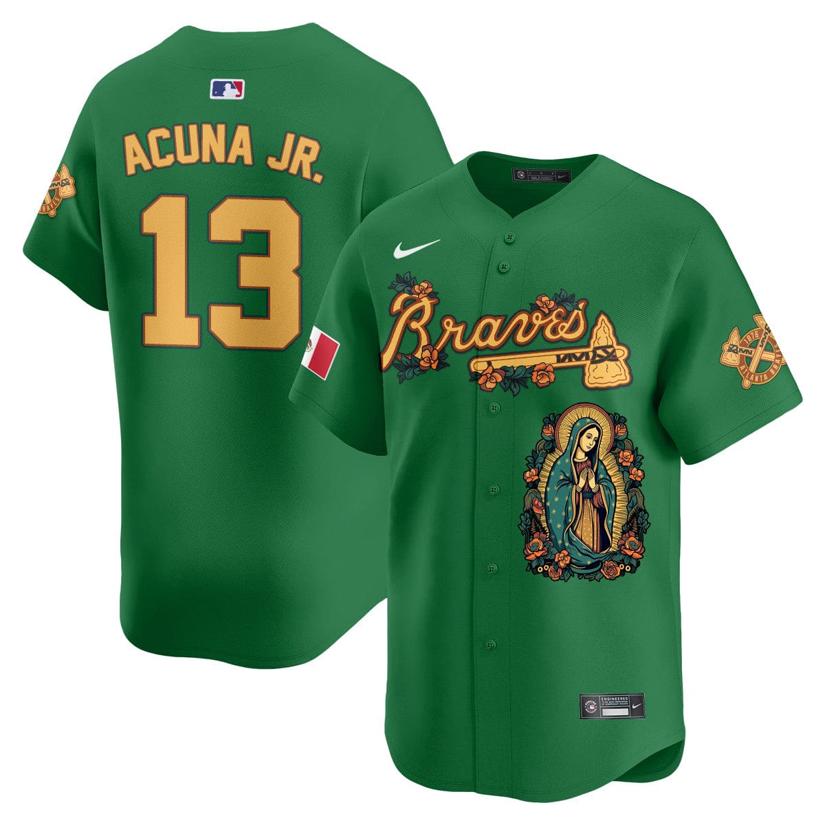 Braves Mexico Guadalupe Vapor Premier Limited Jersey - Printed - Image 3