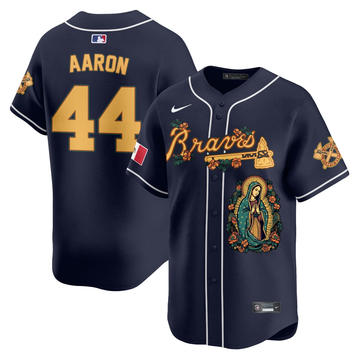 Braves Mexico Guadalupe Vapor Premier Limited Jersey - Printed - Image 45
