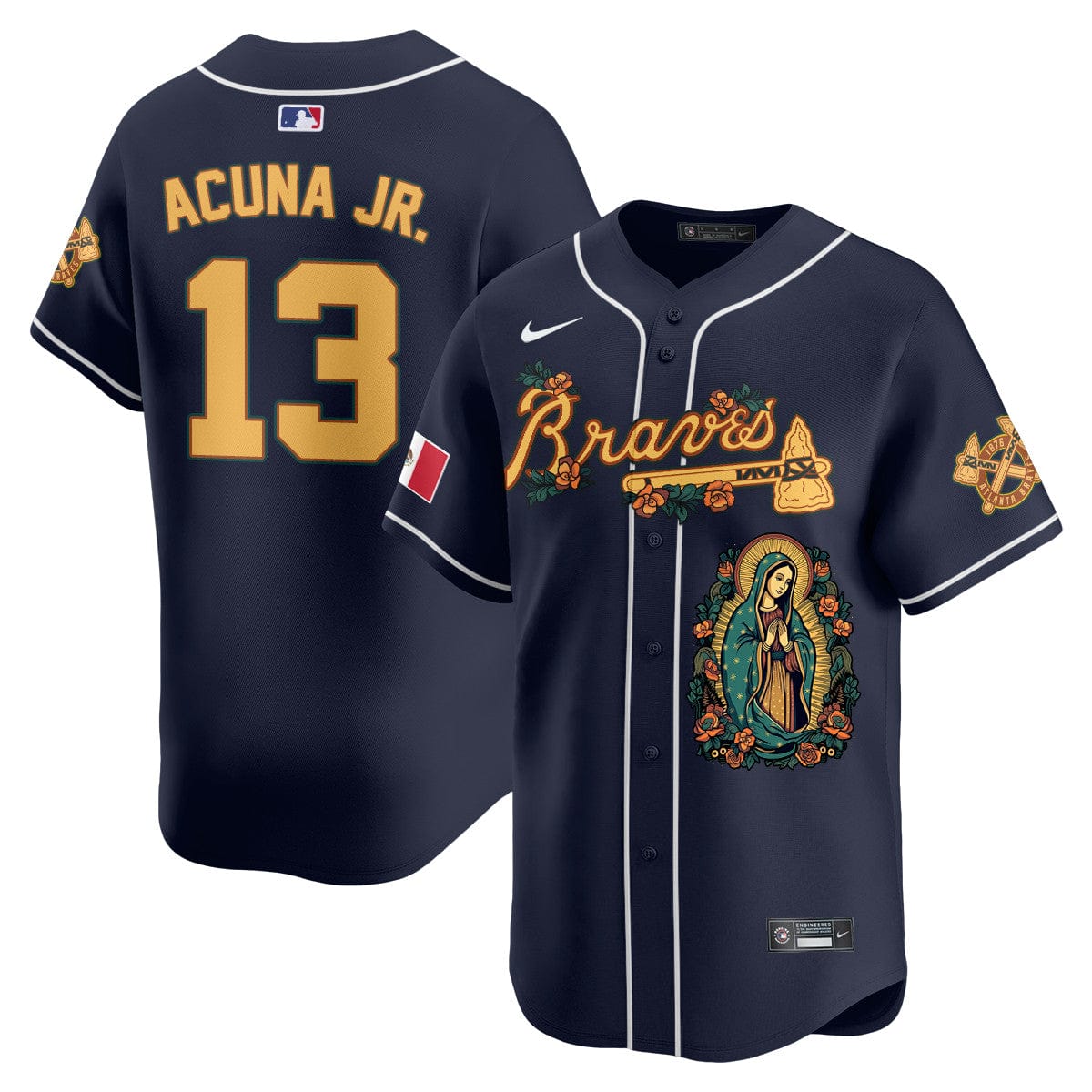 Braves Mexico Guadalupe Vapor Premier Limited Jersey - Printed - Image 4