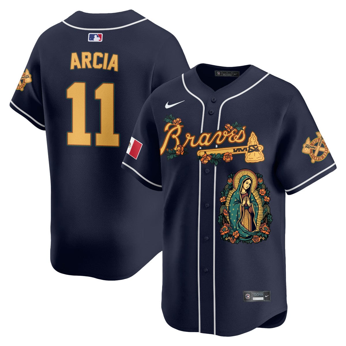 Braves Mexico Guadalupe Vapor Premier Limited Jersey - Printed - Image 10
