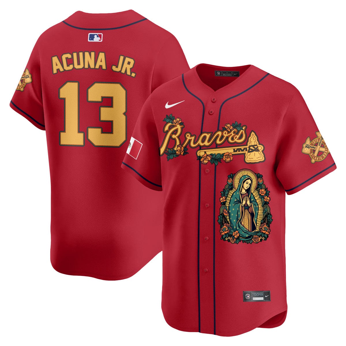 Braves Mexico Guadalupe Vapor Premier Limited Jersey - Printed - Image 5