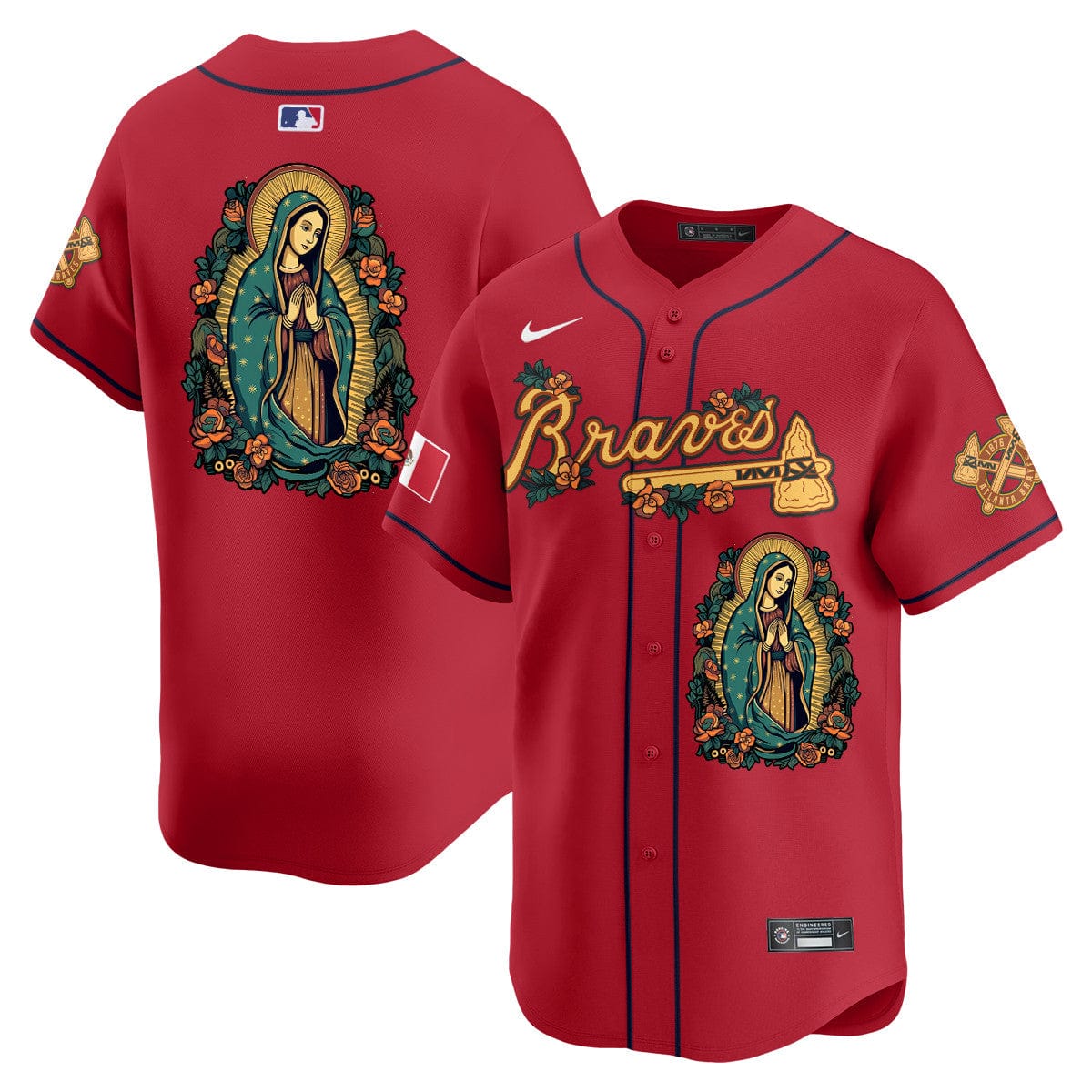 Braves Mexico Guadalupe Vapor Premier Limited Jersey - Printed - Image 52