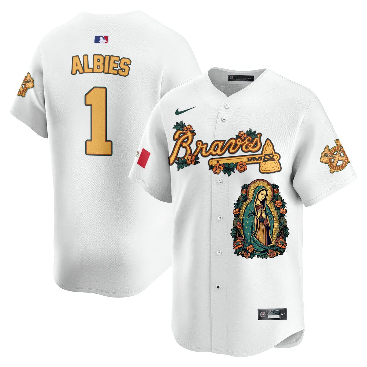 Braves Mexico Guadalupe Vapor Premier Limited Jersey - Printed - Image 41
