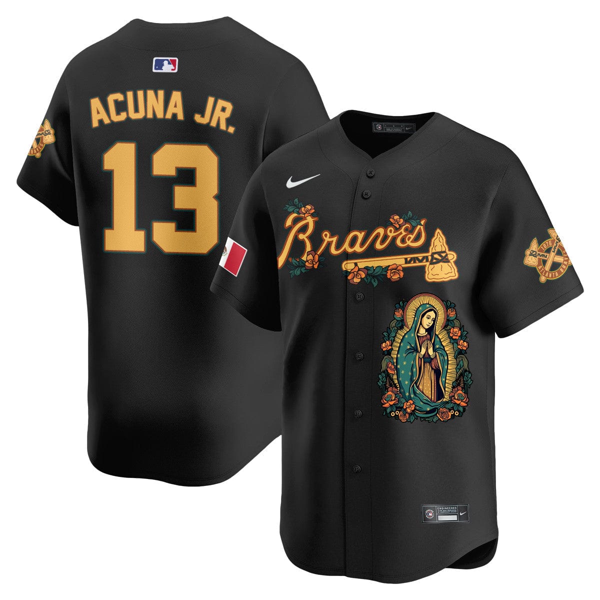 Braves Mexico Guadalupe Vapor Premier Limited Jersey - Printed - Image 7