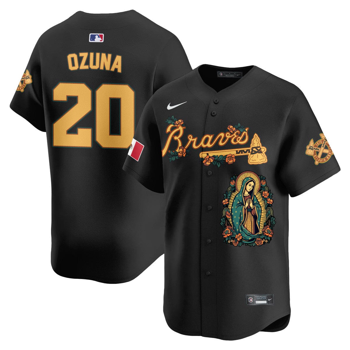 Braves Mexico Guadalupe Vapor Premier Limited Jersey - Printed - Image 19