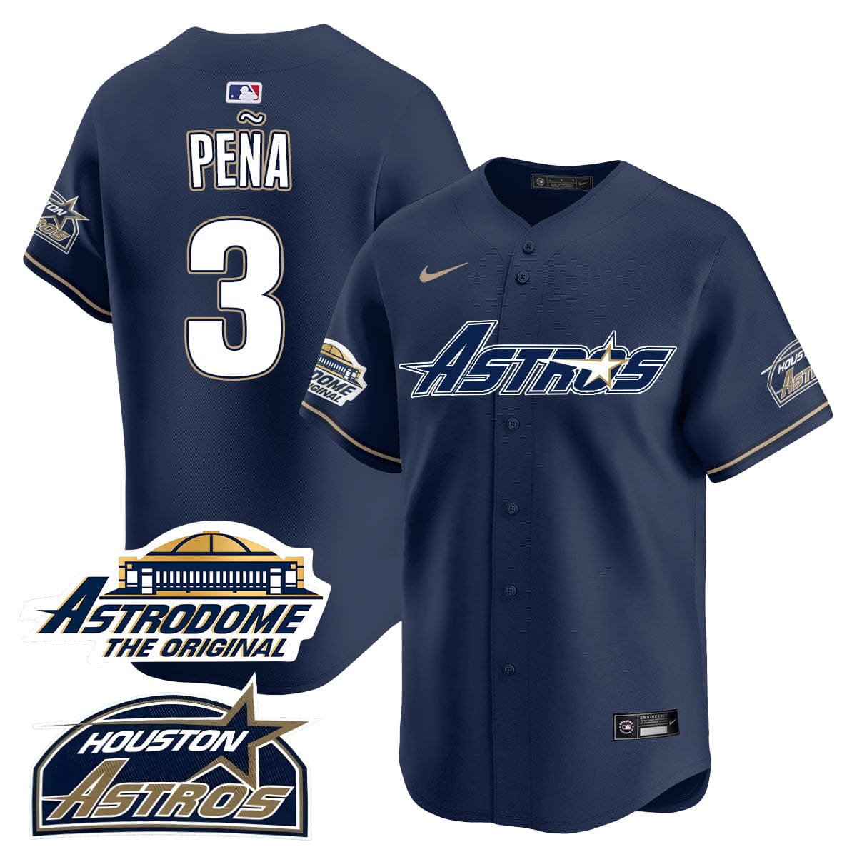 Astros Throwback Jersey N1 - All Stitched - 25 Years Of History - Image 12