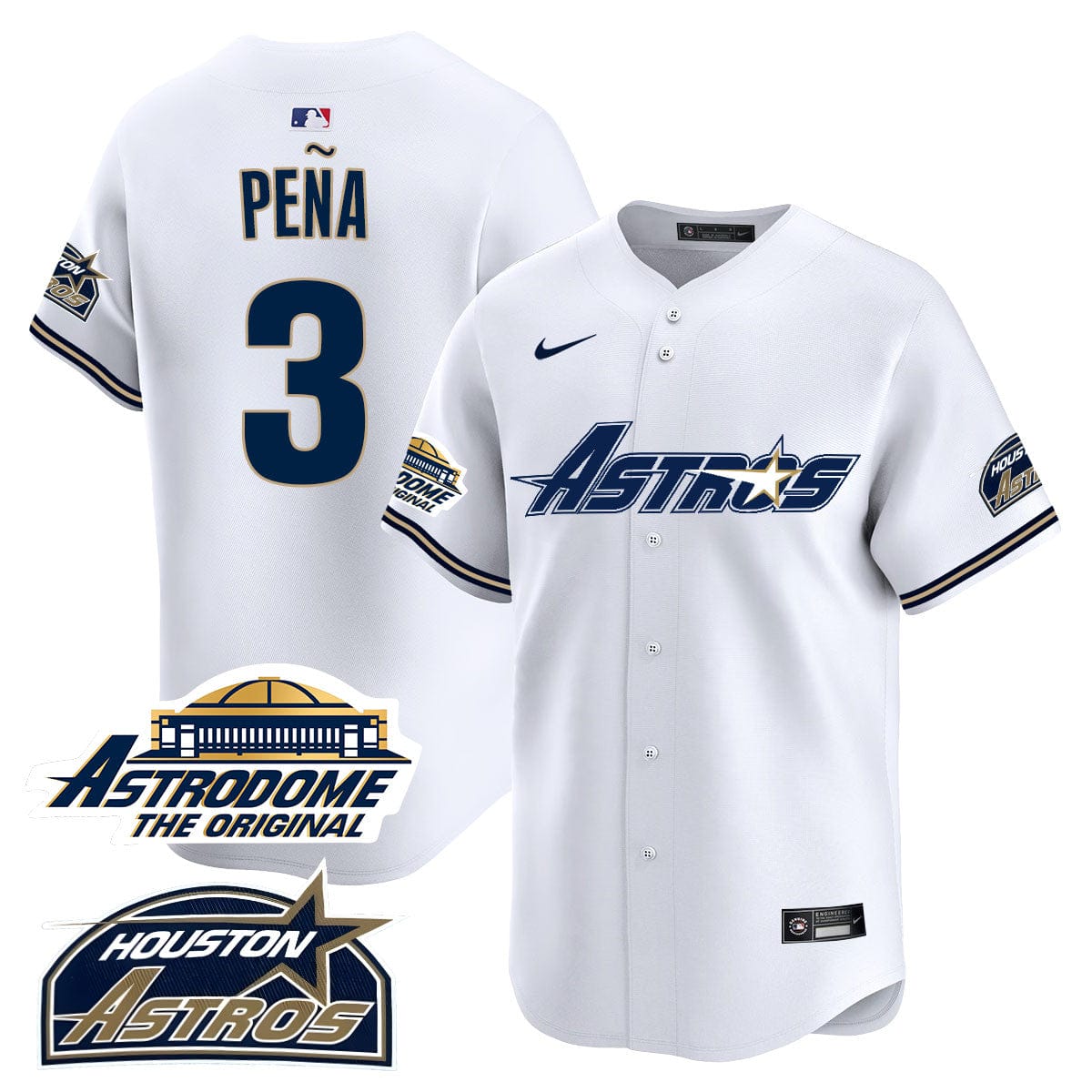 Astros Throwback Jersey N1 - All Stitched - 25 Years Of History - Image 15