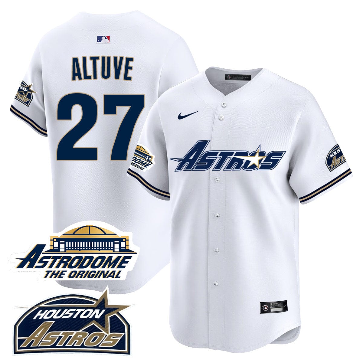 Astros Throwback Jersey N1 - All Stitched - 25 Years Of History - Image 10