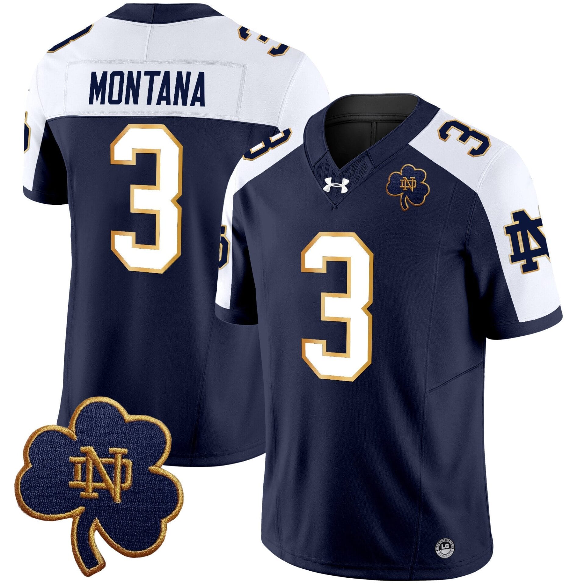 Notre Dame Fighting Irish 2024 Vapor Limited Jersey V3 - All Stitched - Image 29