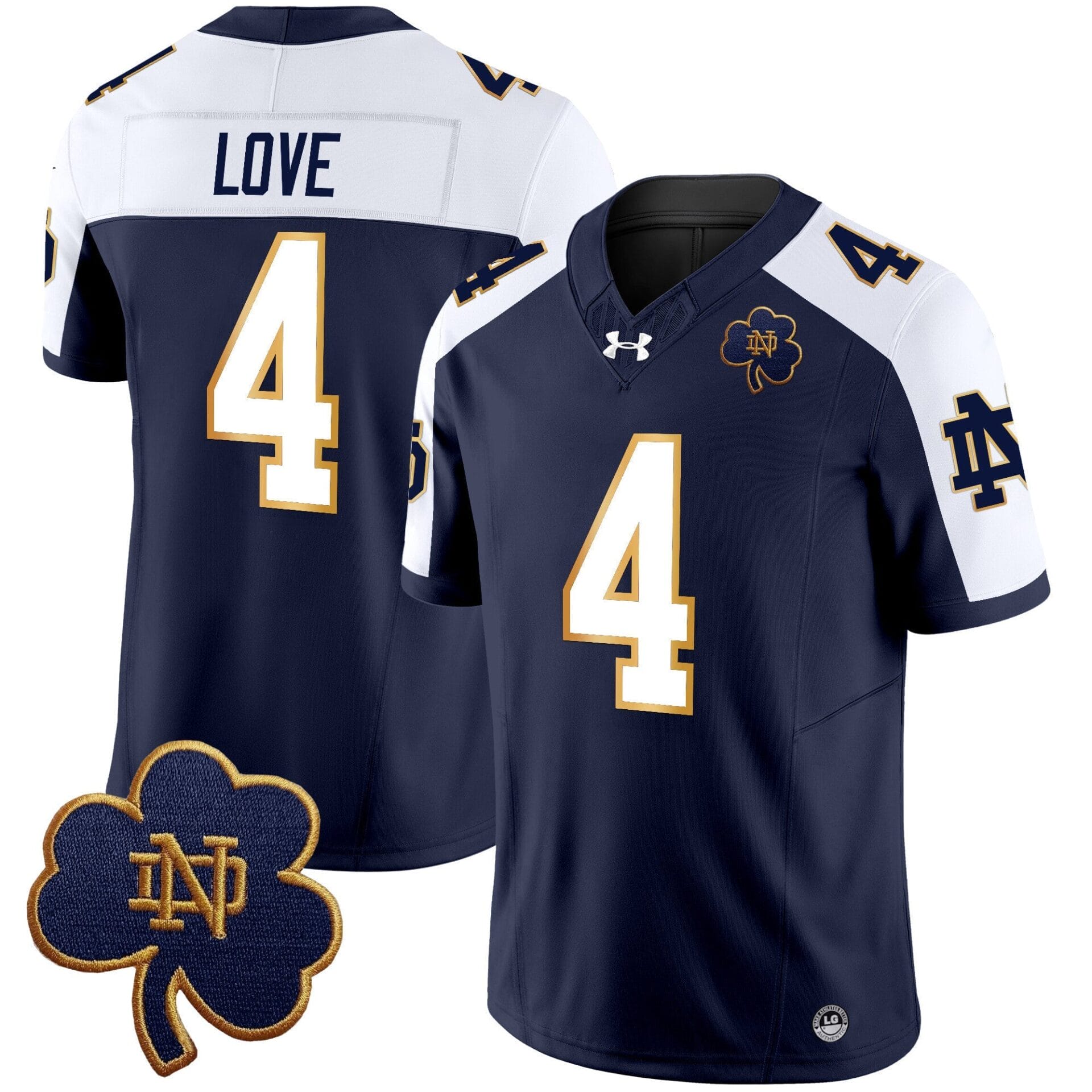Notre Dame Fighting Irish 2024 Vapor Limited Jersey V3 - All Stitched - Image 26