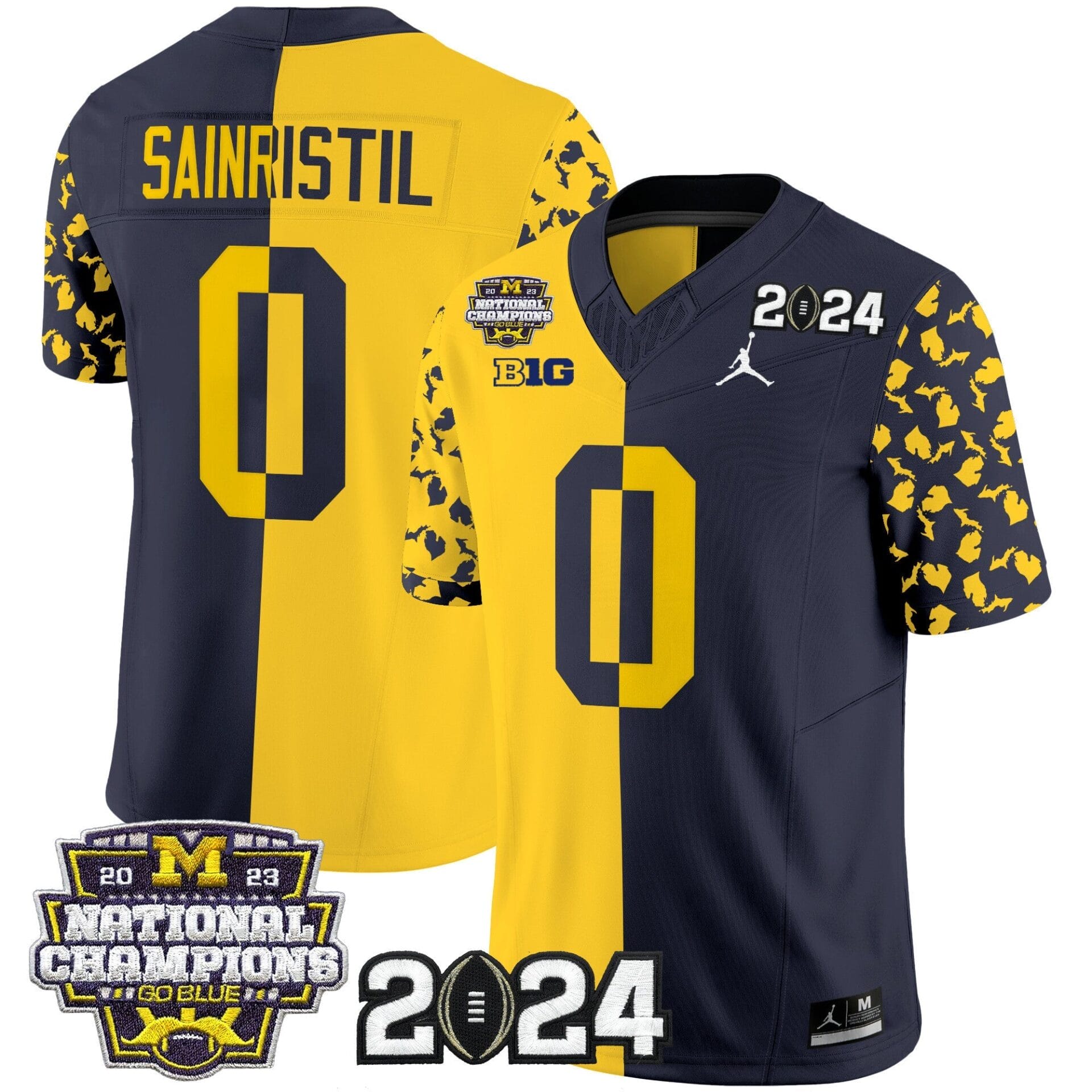 Michigan Wolverines 2024 Michigan State Style Vapor Limited Jersey - All Stitched - Image 31