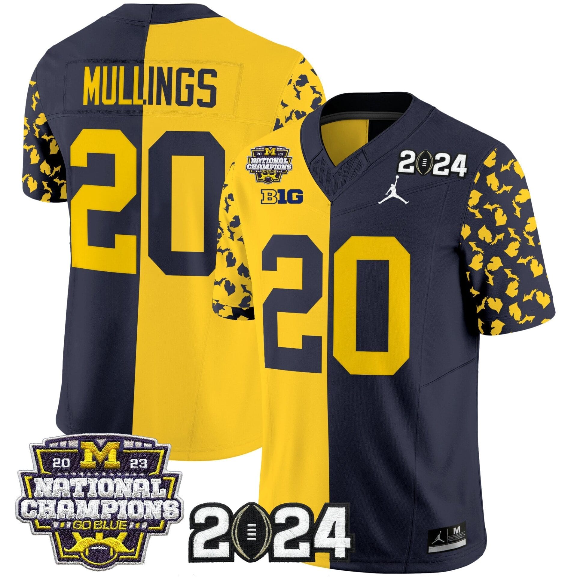 Michigan Wolverines 2024 Michigan State Style Vapor Limited Jersey - All Stitched - Image 26