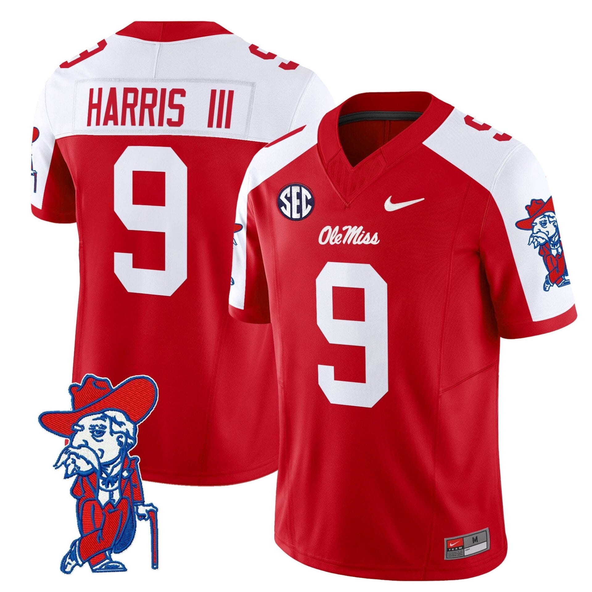 Ole Miss Rebels 2024 Vapor Limited Jersey V2 - All Stitched - Image 10