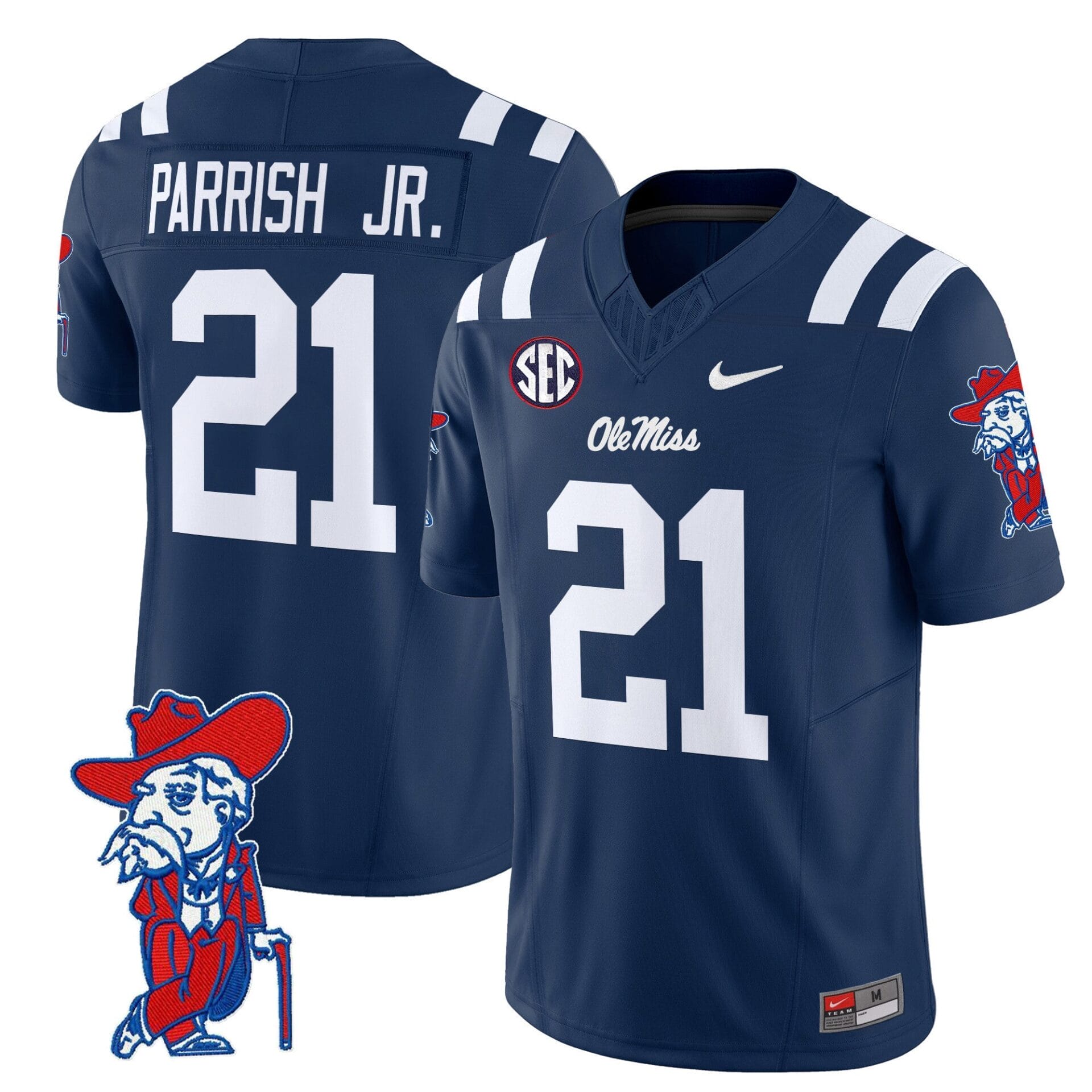 Ole Miss Rebels 2024 Vapor Limited Jersey V2 - All Stitched - Image 23