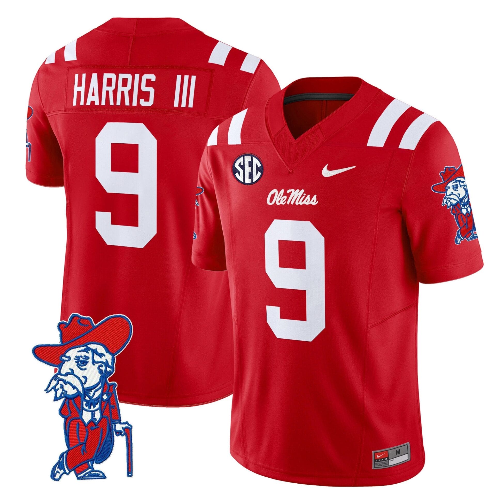 Ole Miss Rebels 2024 Vapor Limited Jersey V2 - All Stitched - Image 38