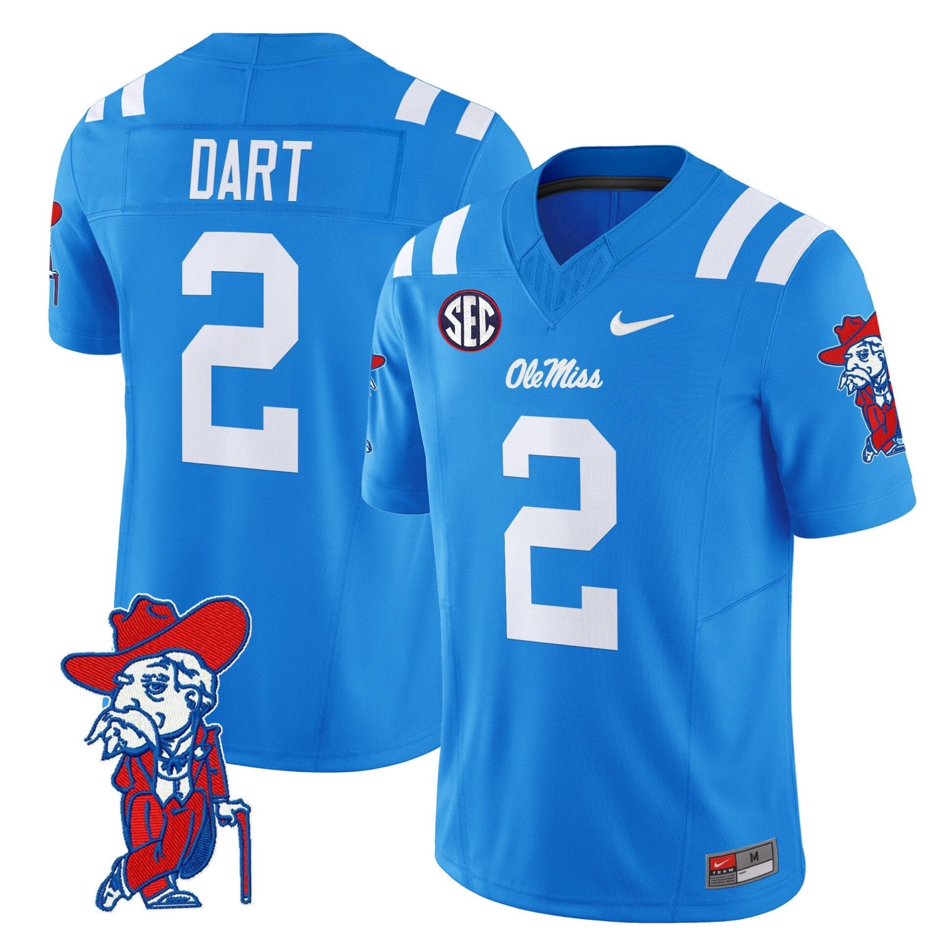 Ole Miss Rebels 2024 Vapor Limited Jersey V2 - All Stitched - Image 43