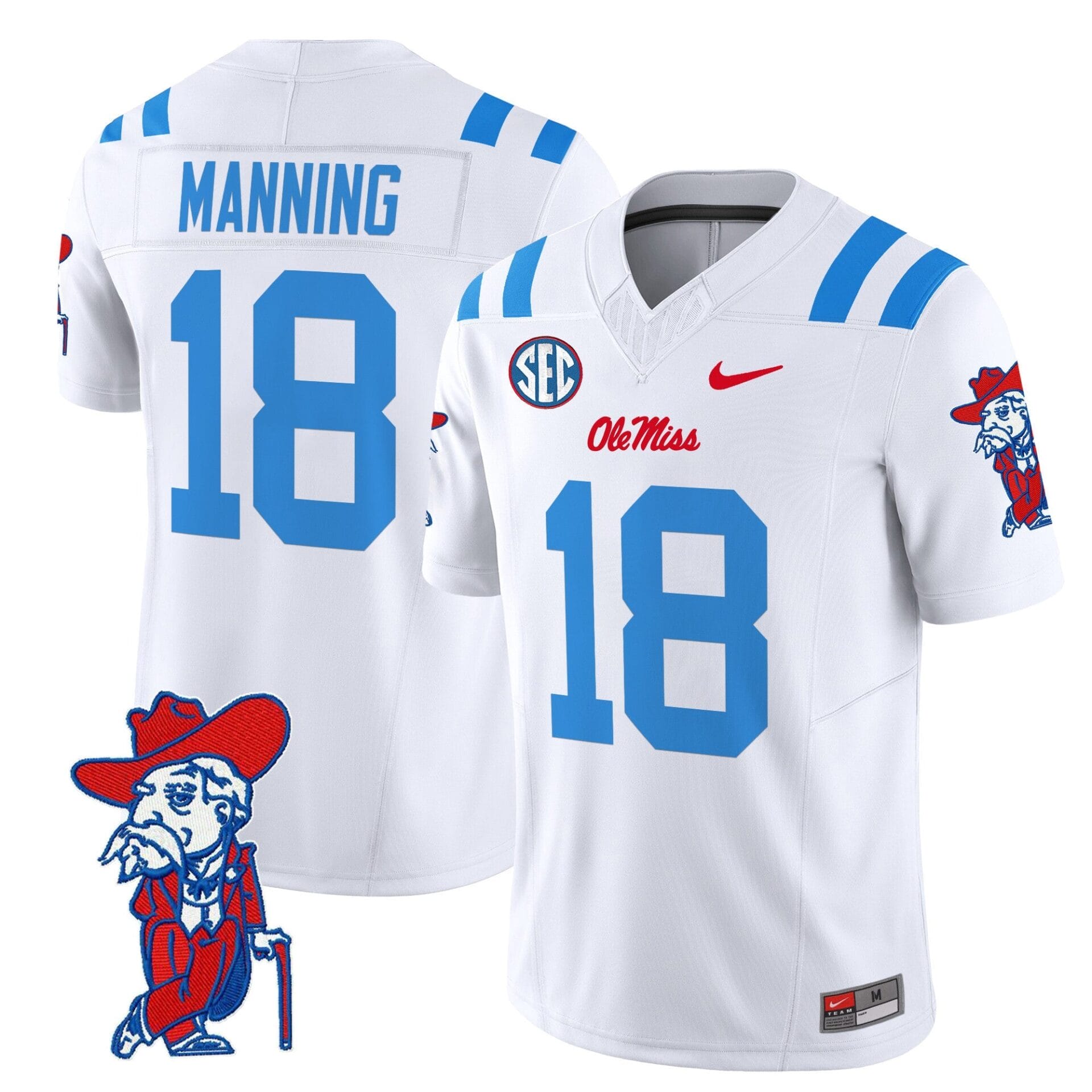 Ole Miss Rebels 2024 Vapor Limited Jersey V2 - All Stitched - Image 6