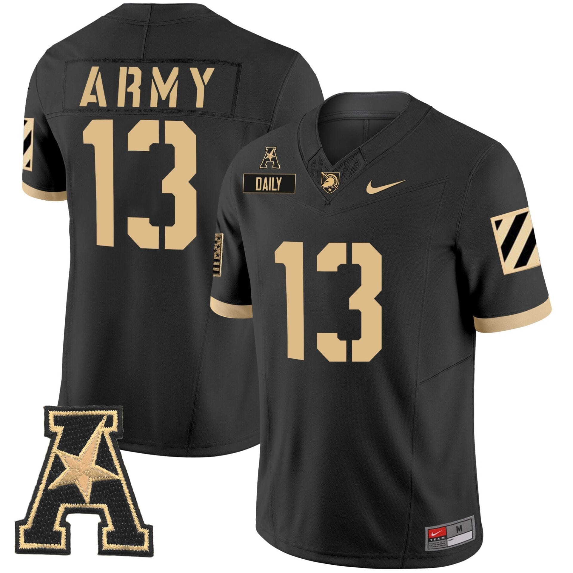 Army Black Knights 2024 Vapor Limited Jersey - AAC Patch - All Stitched - Image 13