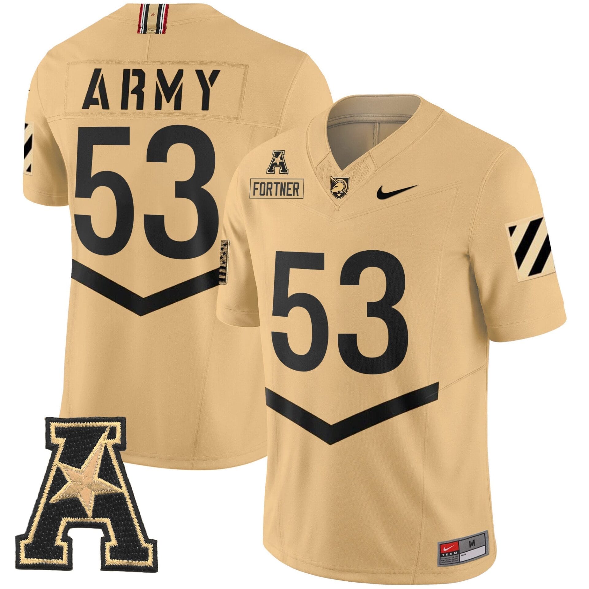 Army Black Knights 2024 Vapor Limited Jersey - AAC Patch - All Stitched - Image 4