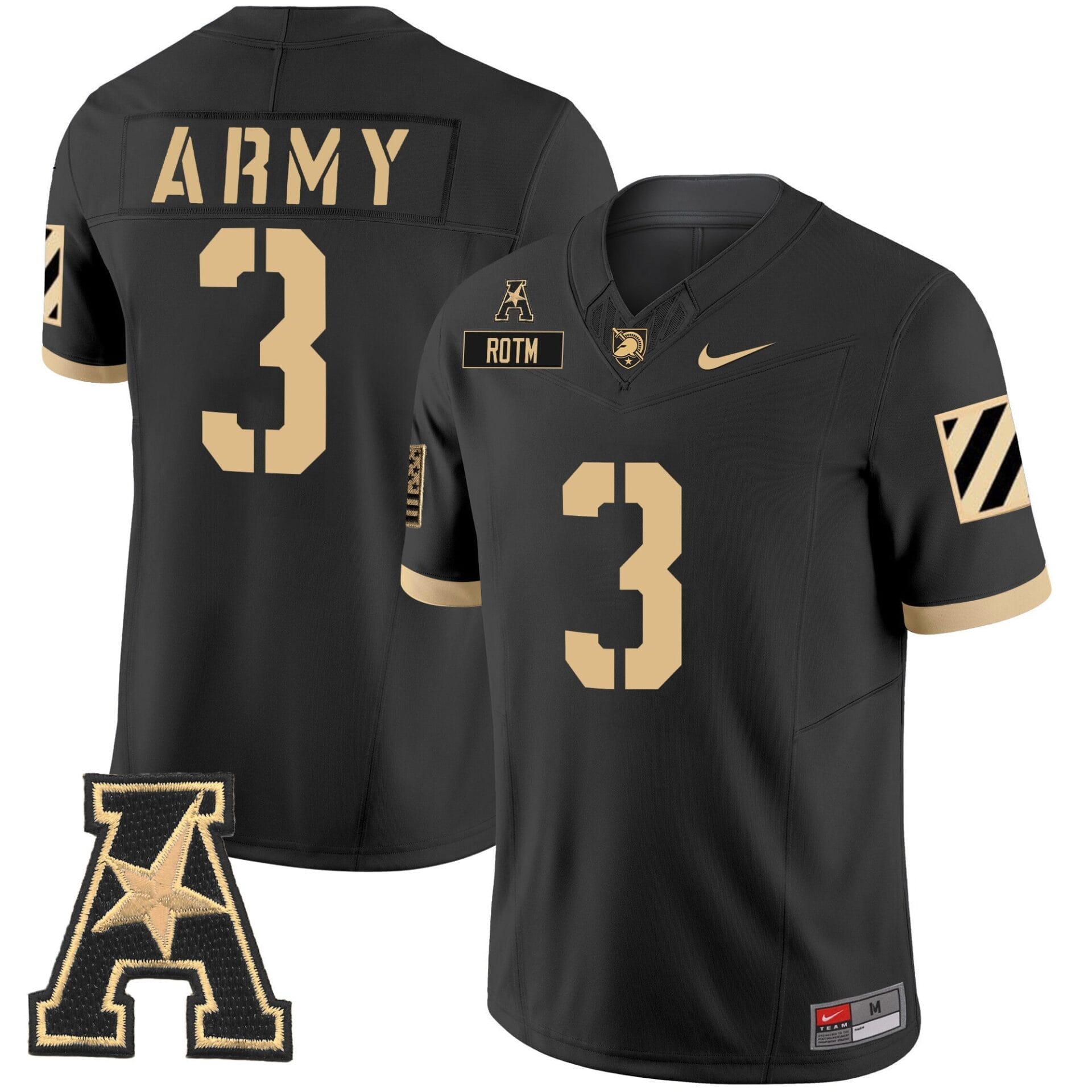 Army Black Knights 2024 Vapor Limited Jersey - AAC Patch - All Stitched - Image 17