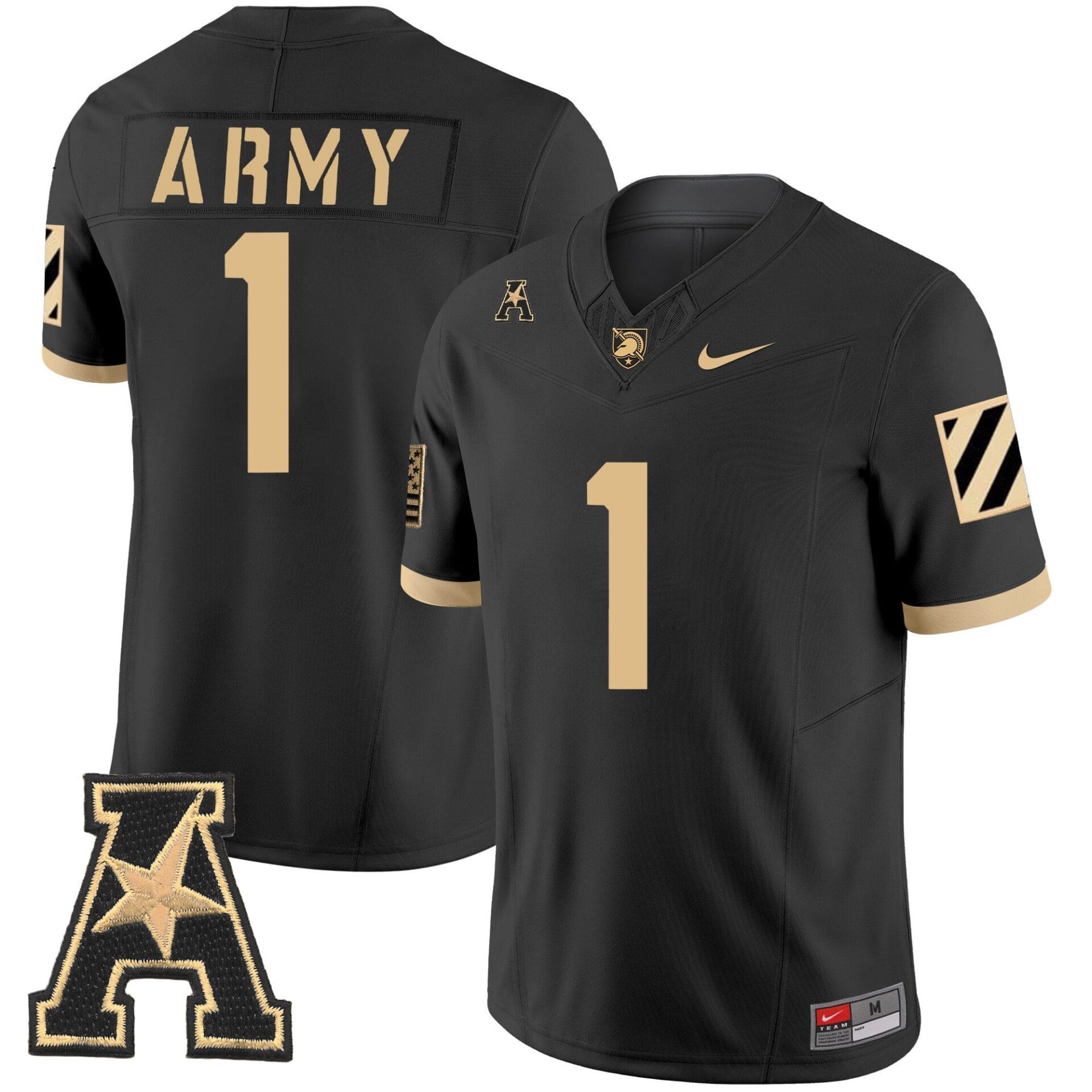 Army Black Knights 2024 Vapor Limited Jersey - AAC Patch - All Stitched - Image 18
