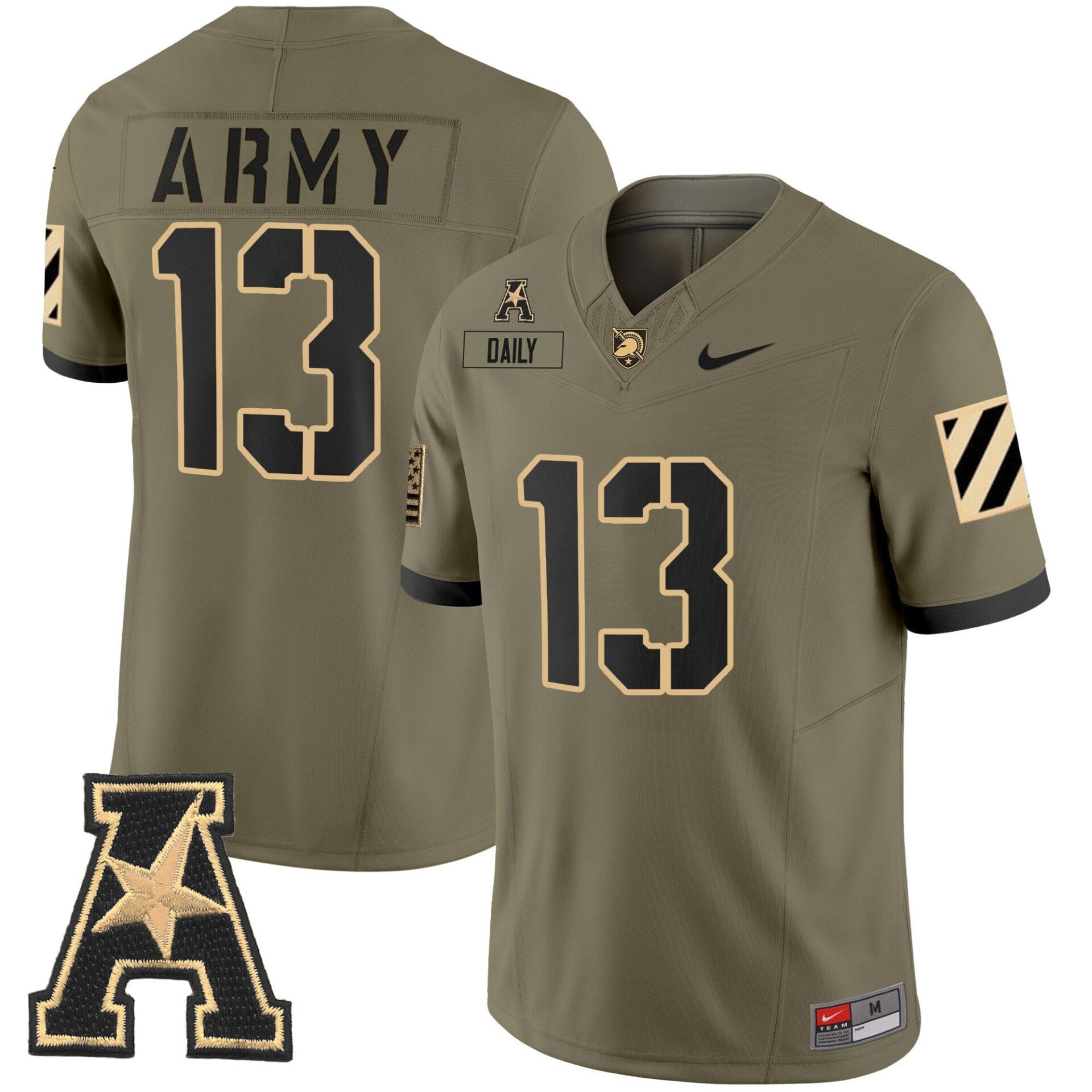 Army Black Knights 2024 Vapor Limited Jersey - AAC Patch - All Stitched - Image 25
