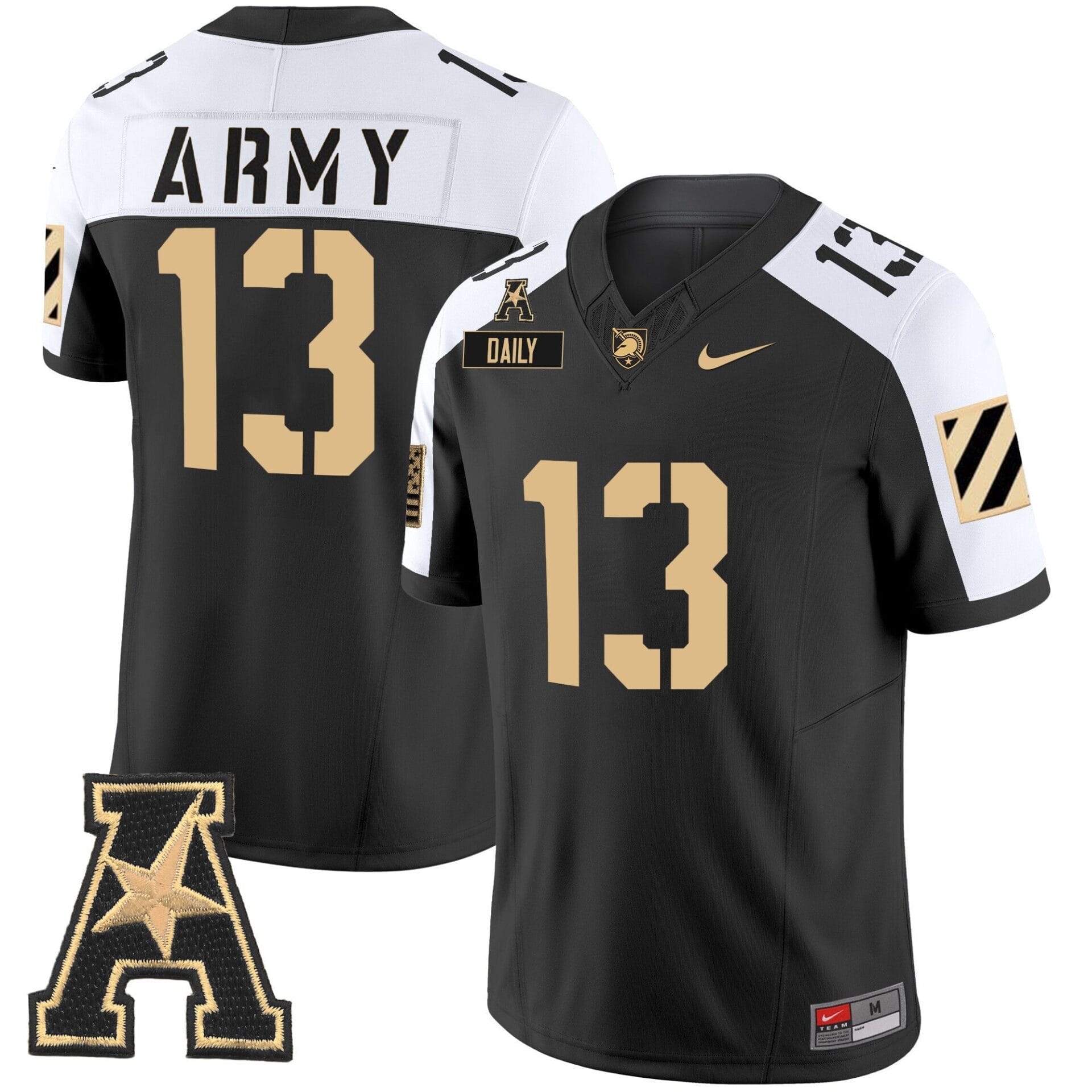 Army Black Knights 2024 Vapor Limited Jersey - AAC Patch - All Stitched - Image 7