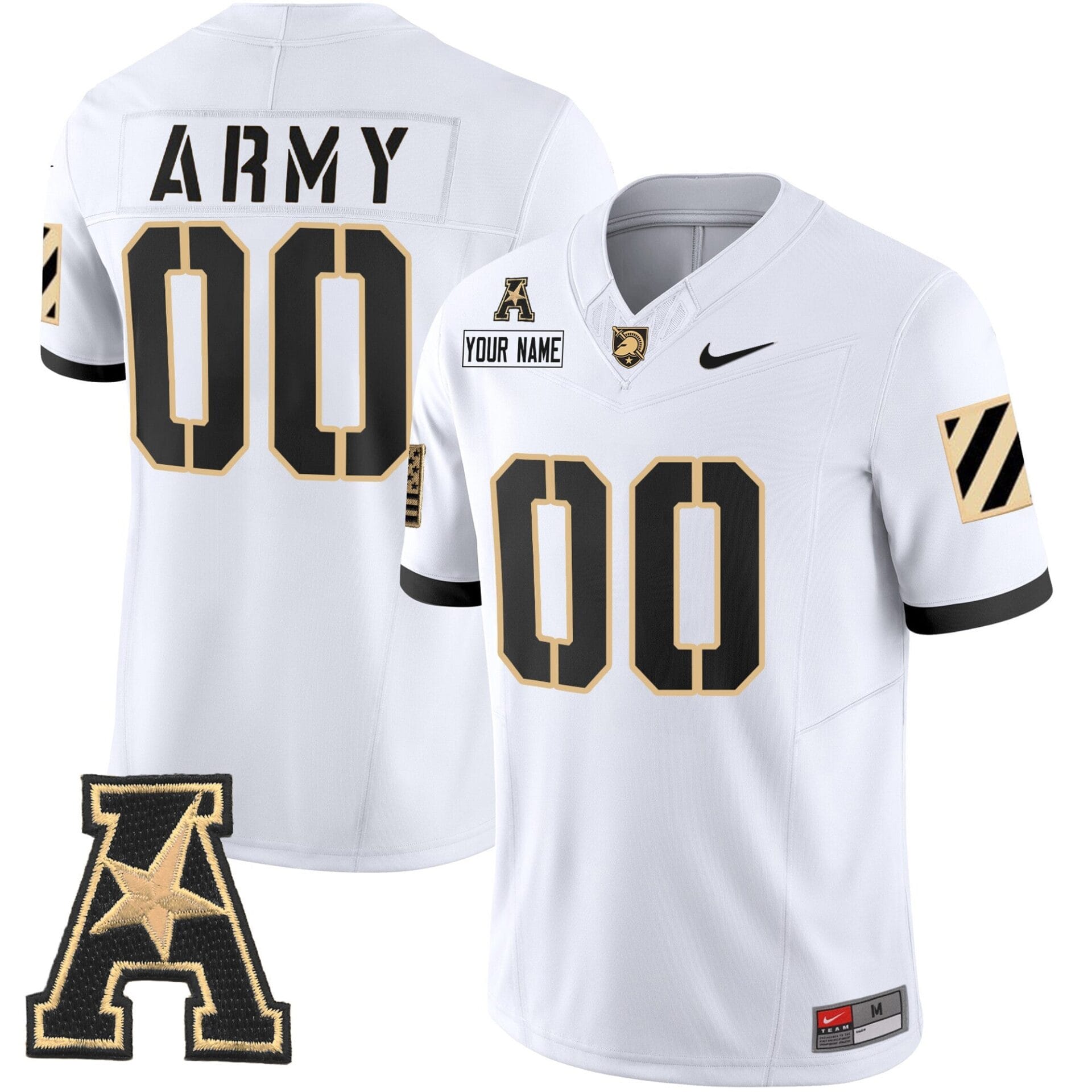 Army Black Knights 2024 Vapor Limited Custom Jersey - AAC Patch - All Stitched - Image 4