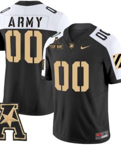 Alternative view of Army Black Knights 2024 Vapor Limited Custom Jersey - AAC Patch - All Stitched