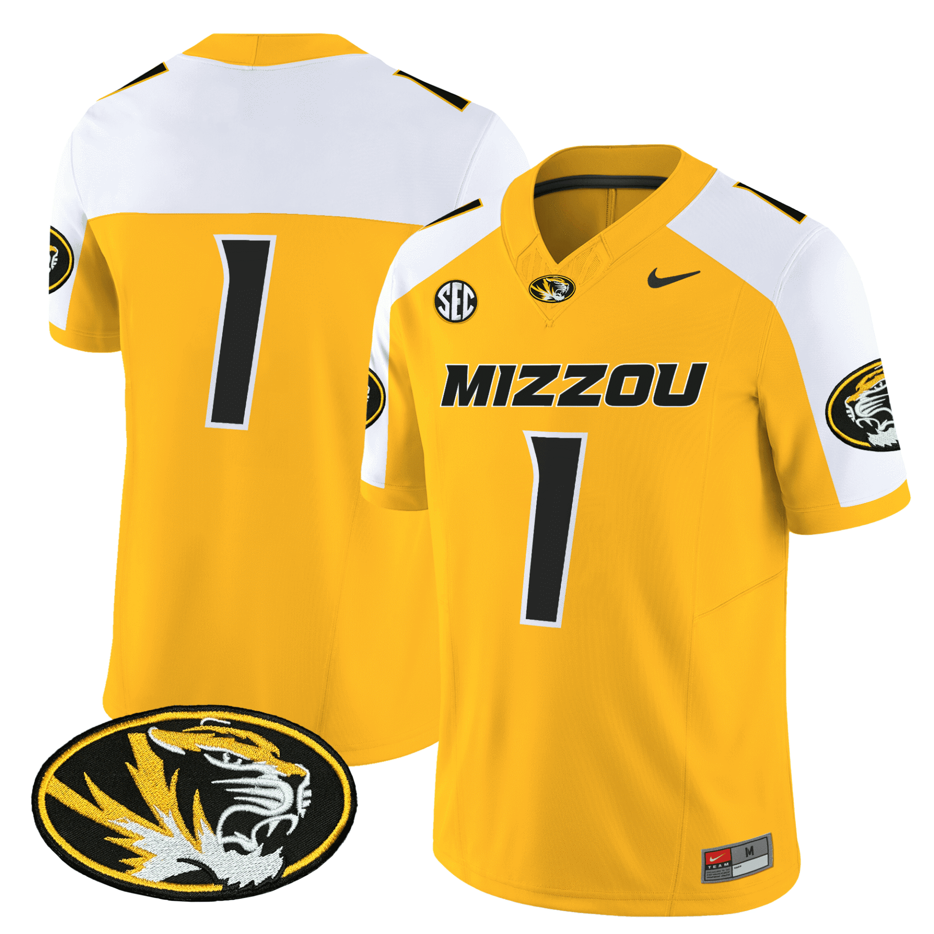 Missouri Tigers Vapor Limited Jersey - All Stitched - Image 14
