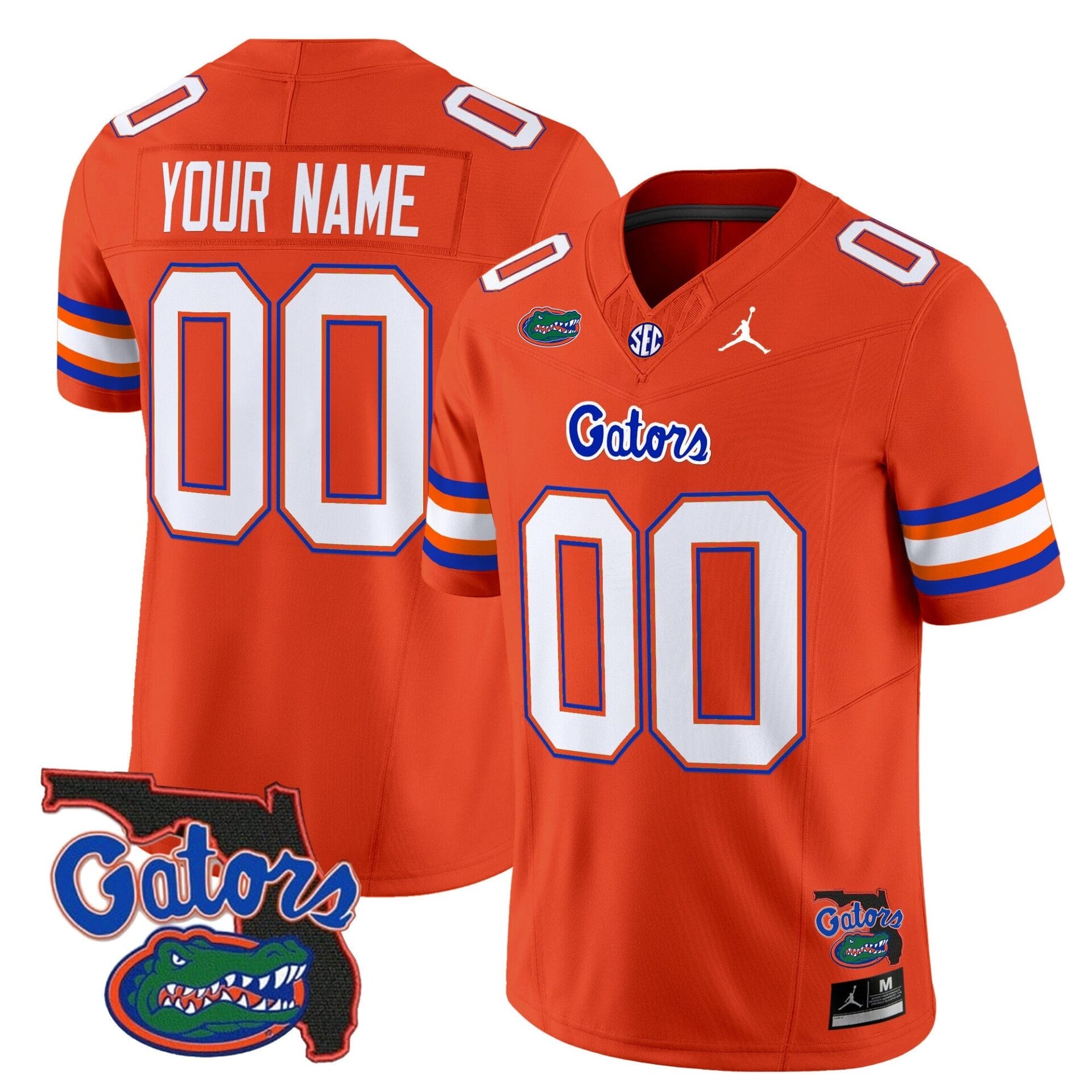 Florida Gators 2024 Florida Patch Vapor Limited Custom Jersey - All Stitched - Image 4