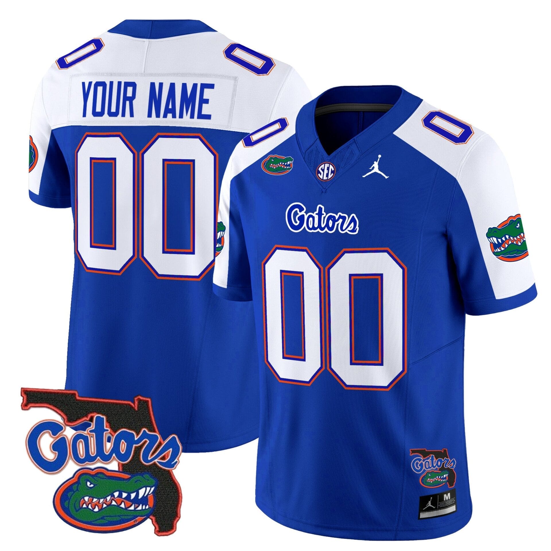 Florida Gators 2024 Florida Patch Vapor Limited Custom Jersey - All Stitched - Image 2