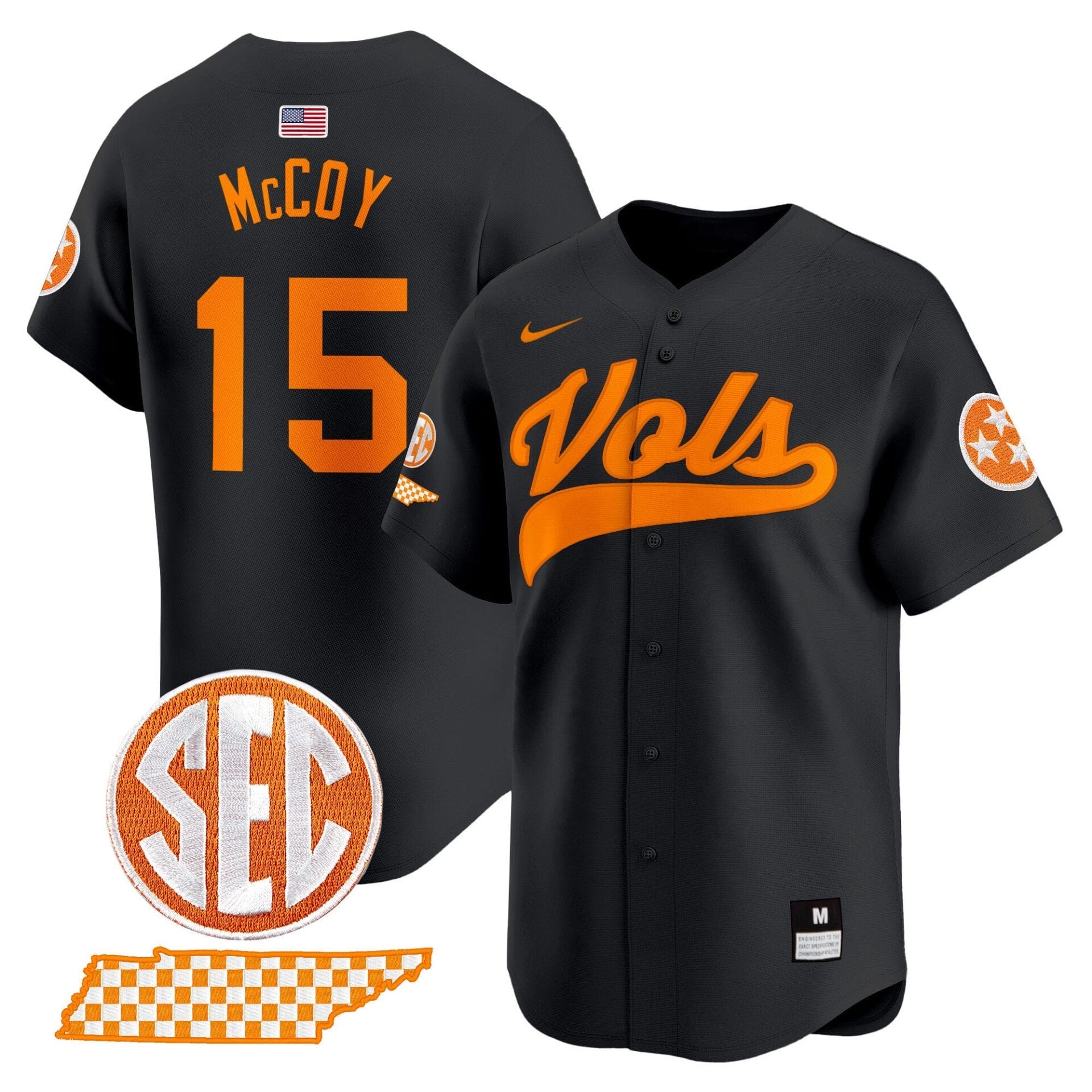 Tennessee Volunteers 2024 Vapor Premier Limited Baseball Jersey - All Stitched - Image 6