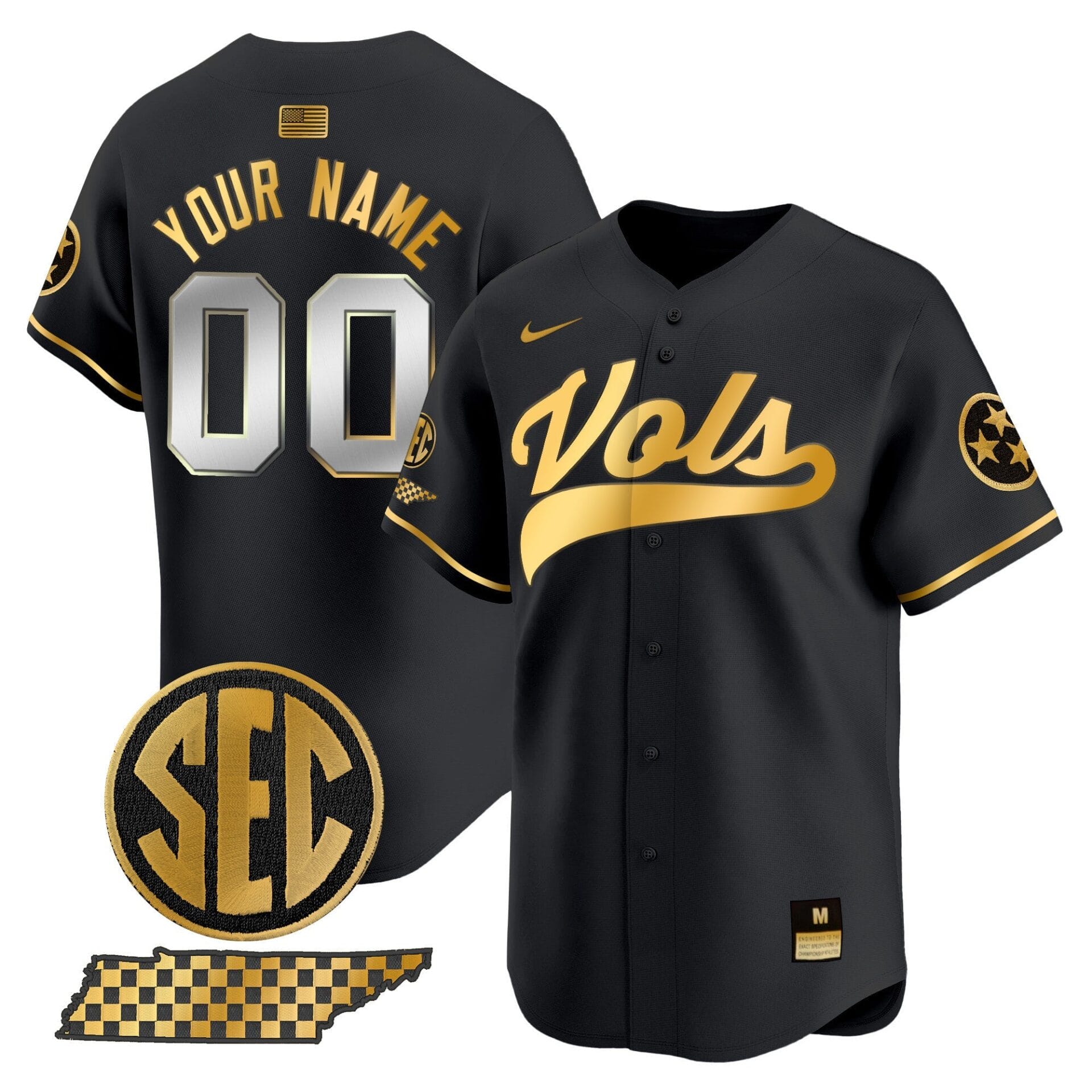 Tennessee Volunteers 2024 Vapor Premier Limited Baseball Custom Jersey - All Stitched - Image 6