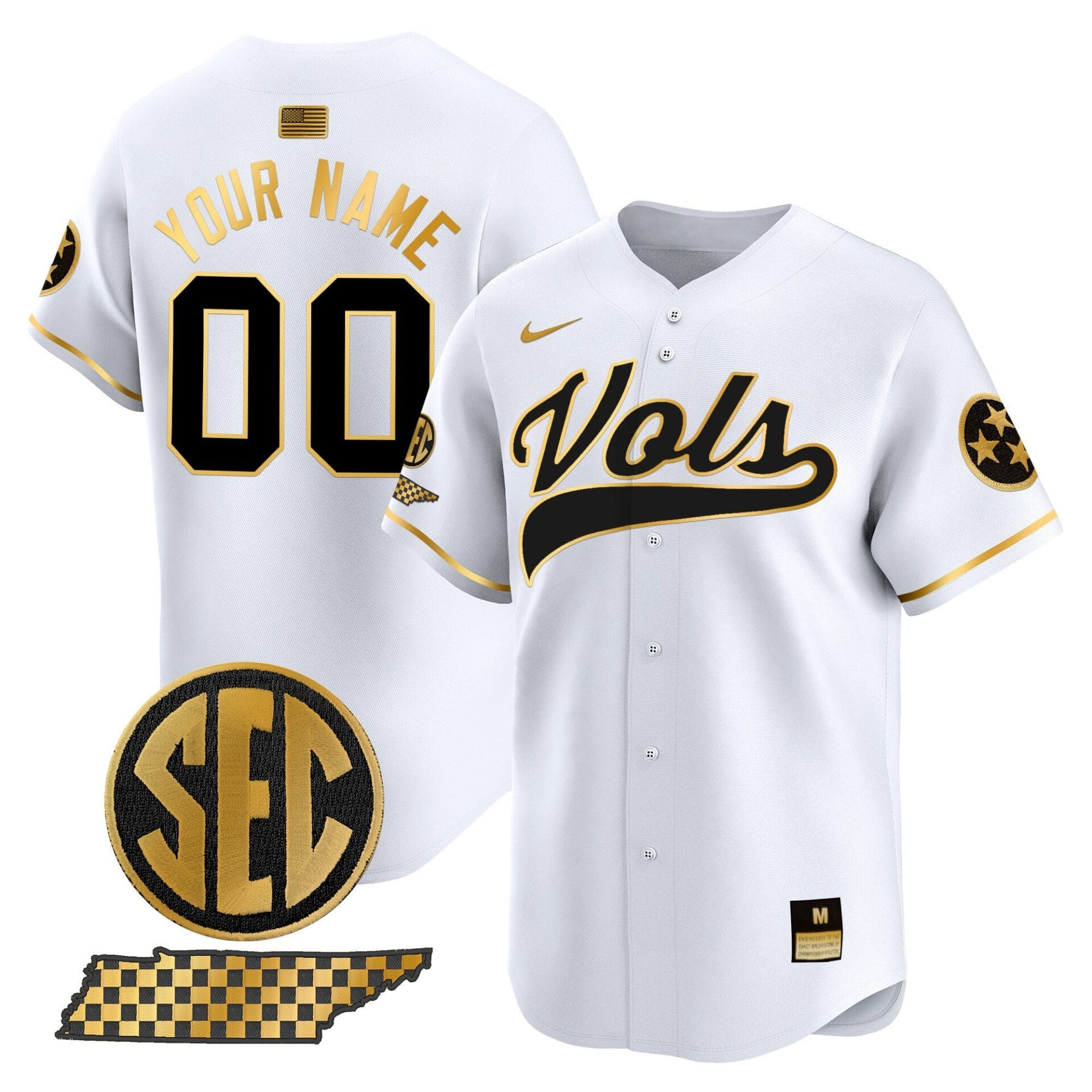 Tennessee Volunteers 2024 Vapor Premier Limited Baseball Custom Jersey - All Stitched - Image 5
