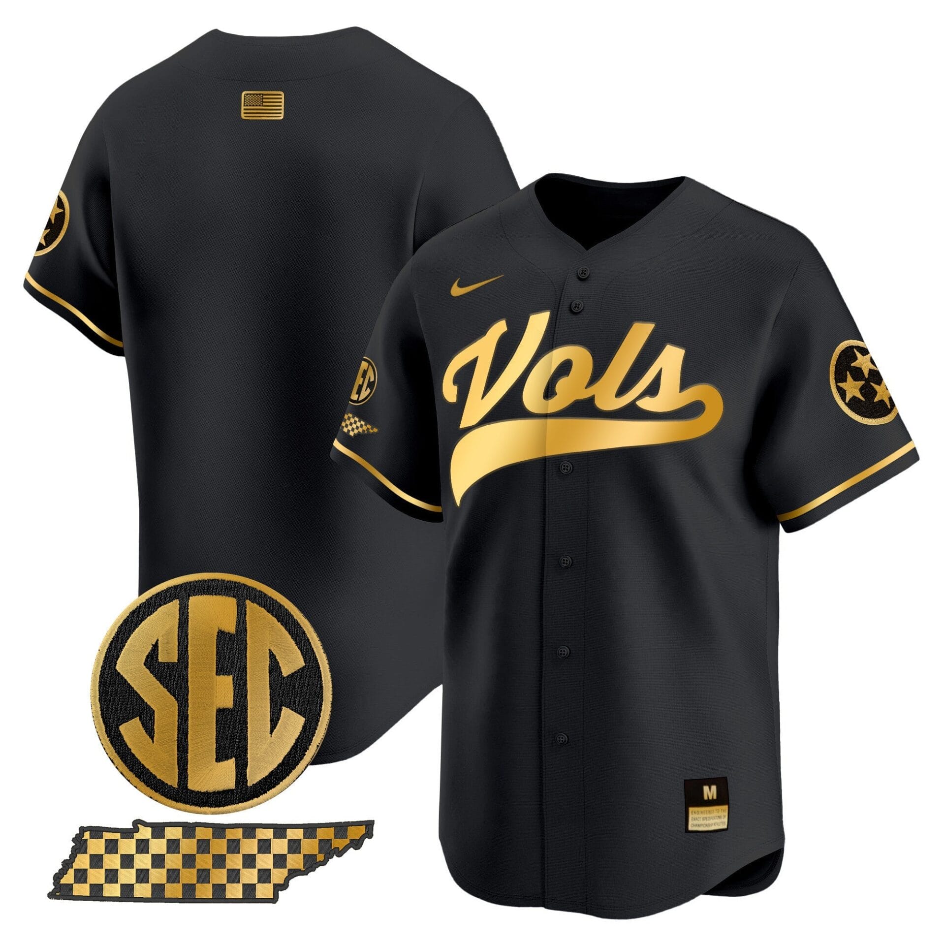 Tennessee Volunteers 2024 Vapor Premier Limited Baseball Jersey - All Stitched - Image 54