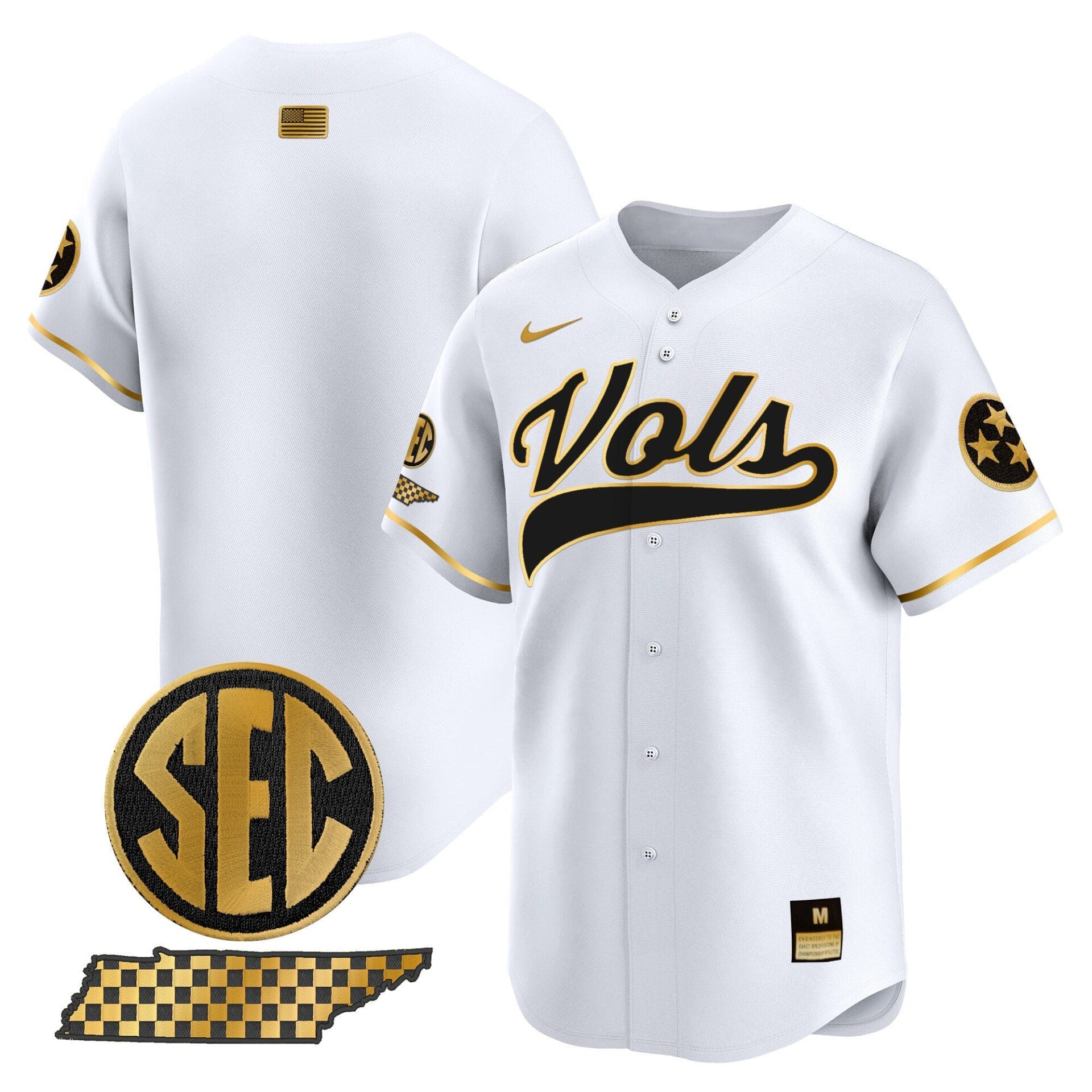 Tennessee Volunteers 2024 Vapor Premier Limited Baseball Jersey - All Stitched - Image 45