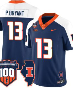 Illinois Football Vapor Jersey - All Stitched
