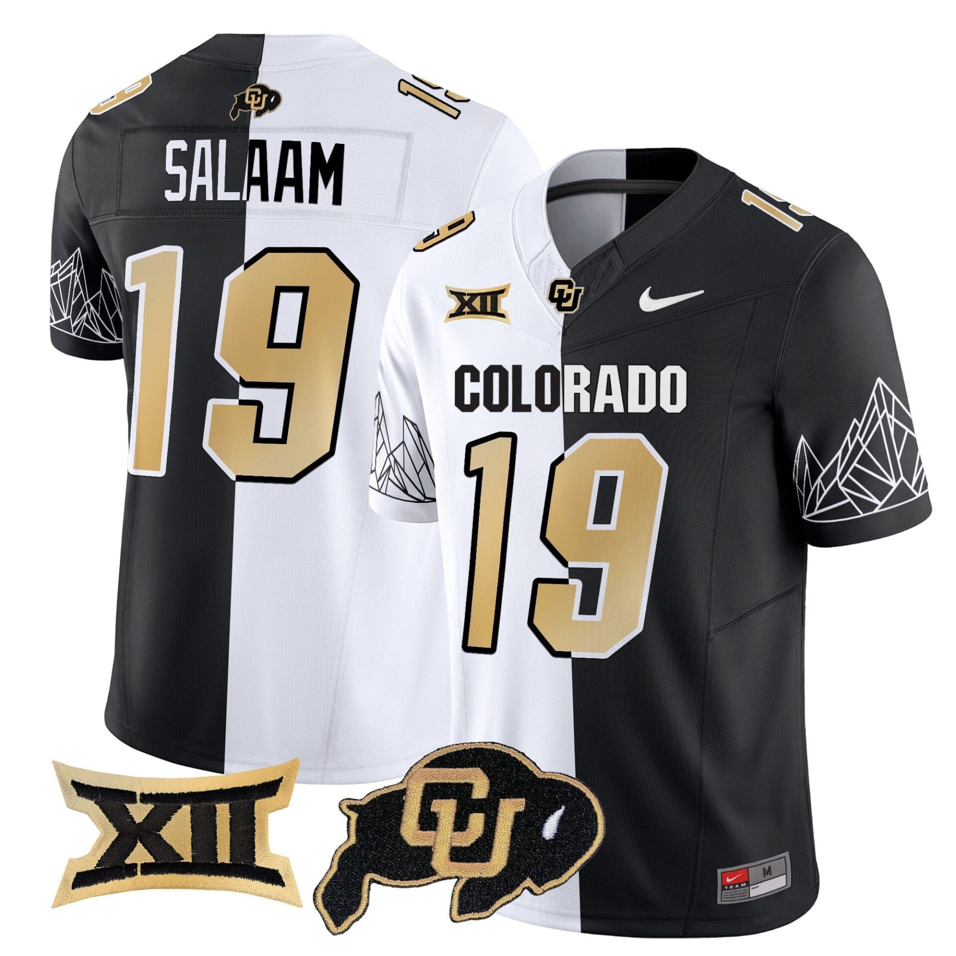Colorado Buffaloes Vapor Limited Jersey V3 - Big 12 XII Patch - All Stitched - Image 37