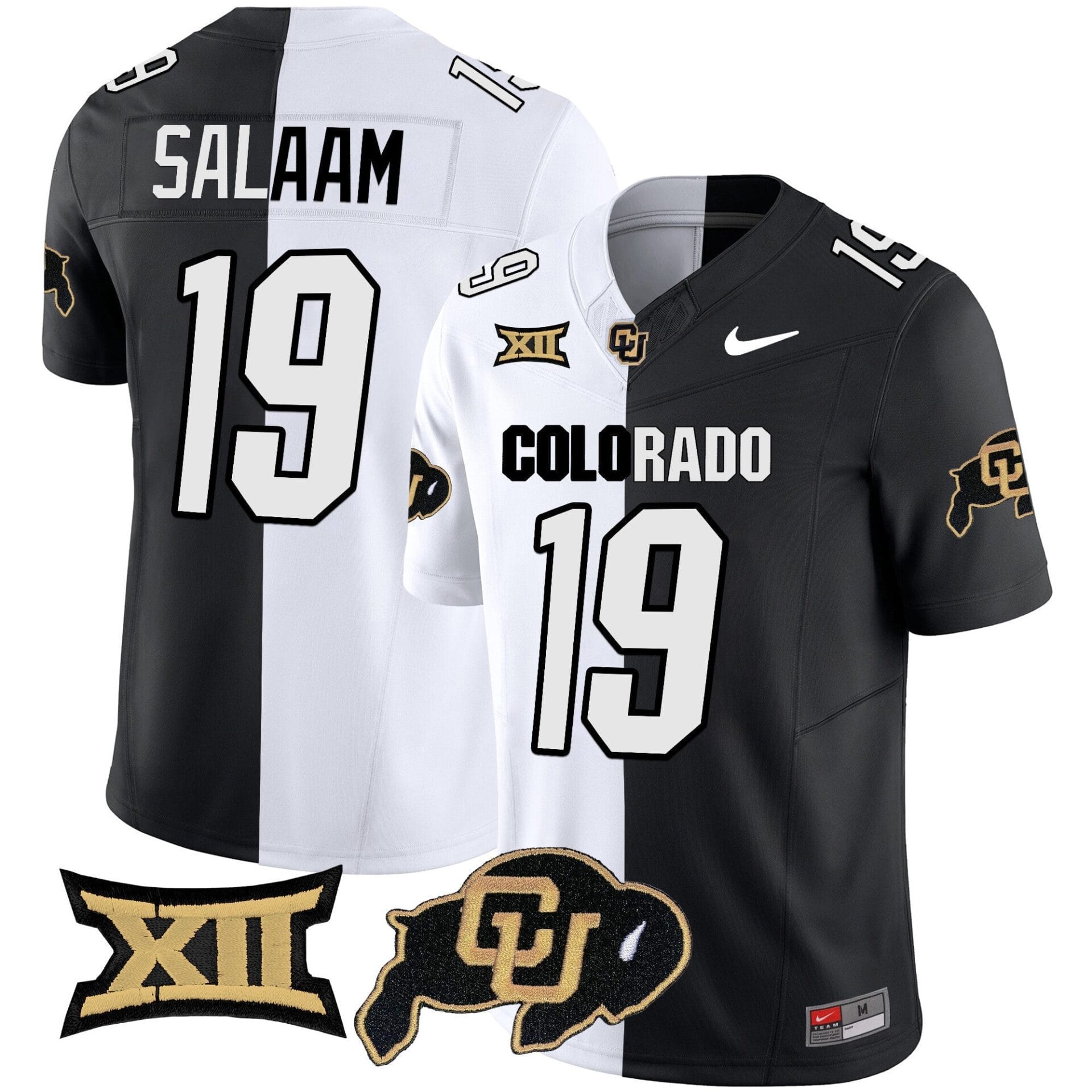 Colorado Buffaloes Vapor Limited Jersey V2 - Big 12 XII Patch - All Stitched - Image 44