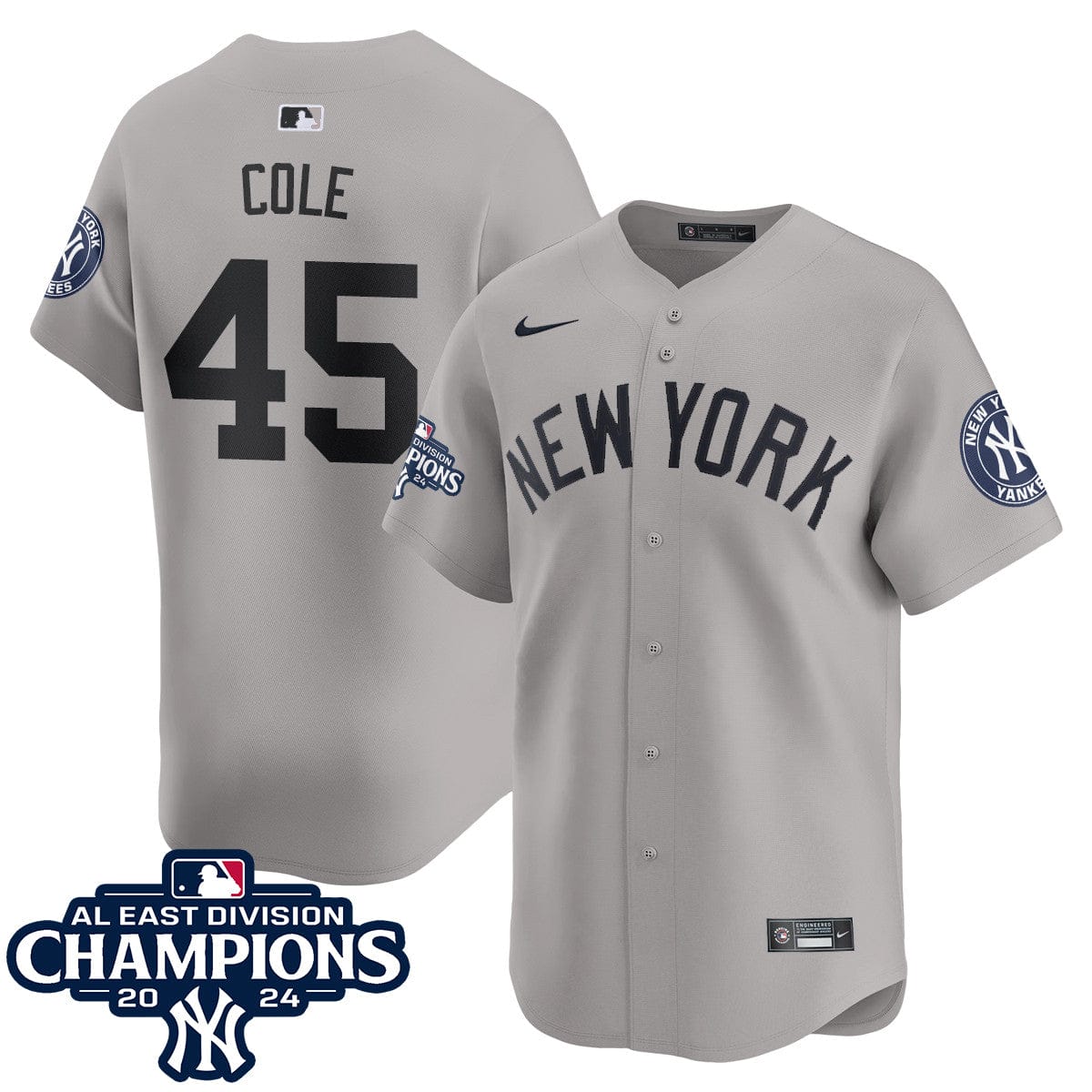 Yankees 2024 AL East Champions Jersey - All Stitched - Image 27