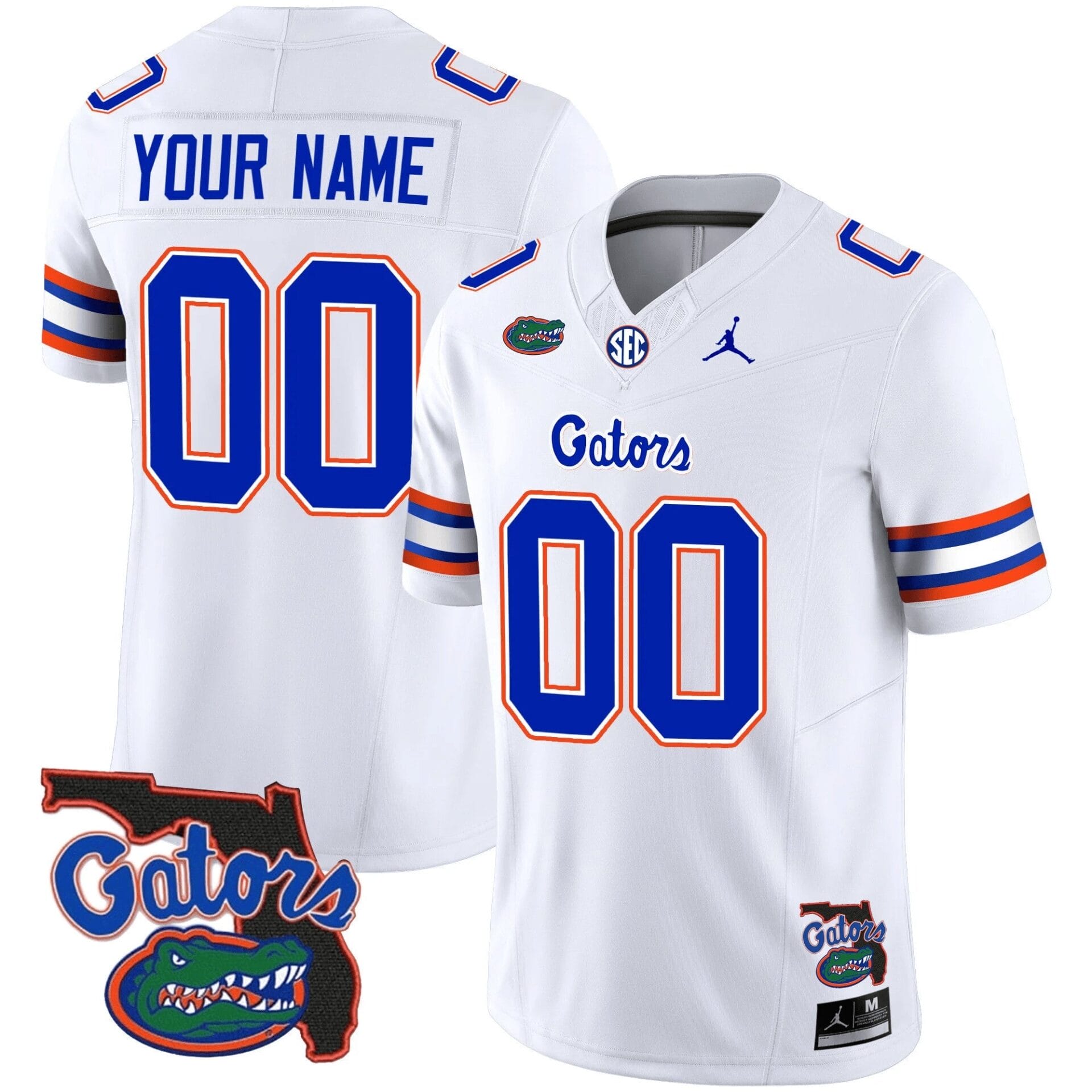 Florida Gators 2023 Vapor Limited Custom Jersey - Florida Map - All Stitched - Image 5