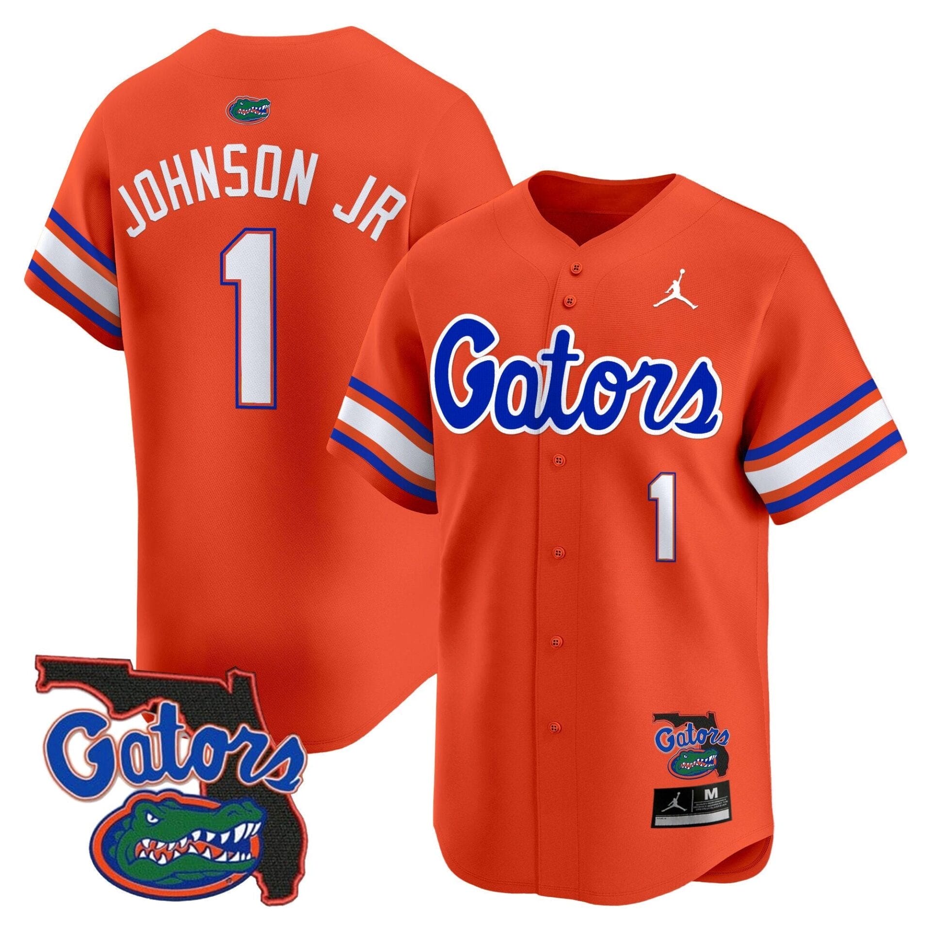 Florida Gators 2024 Florida Patch Vapor Baseball Jersey - All Stitched - Image 22